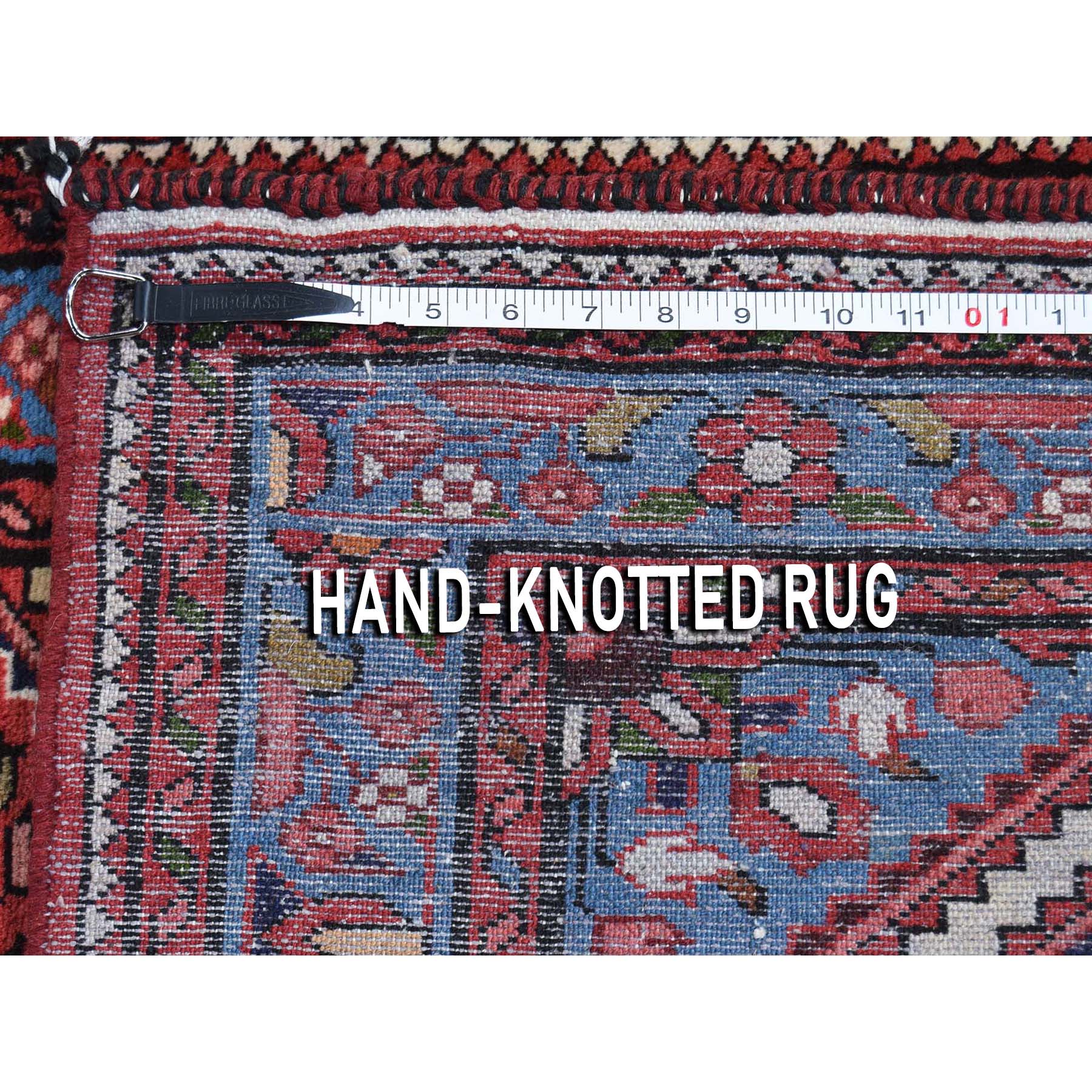 2-7 x16-9  Blue New Persian Hamadan Pure Wool XL Runner Hand-Knotted Oriental Rug 