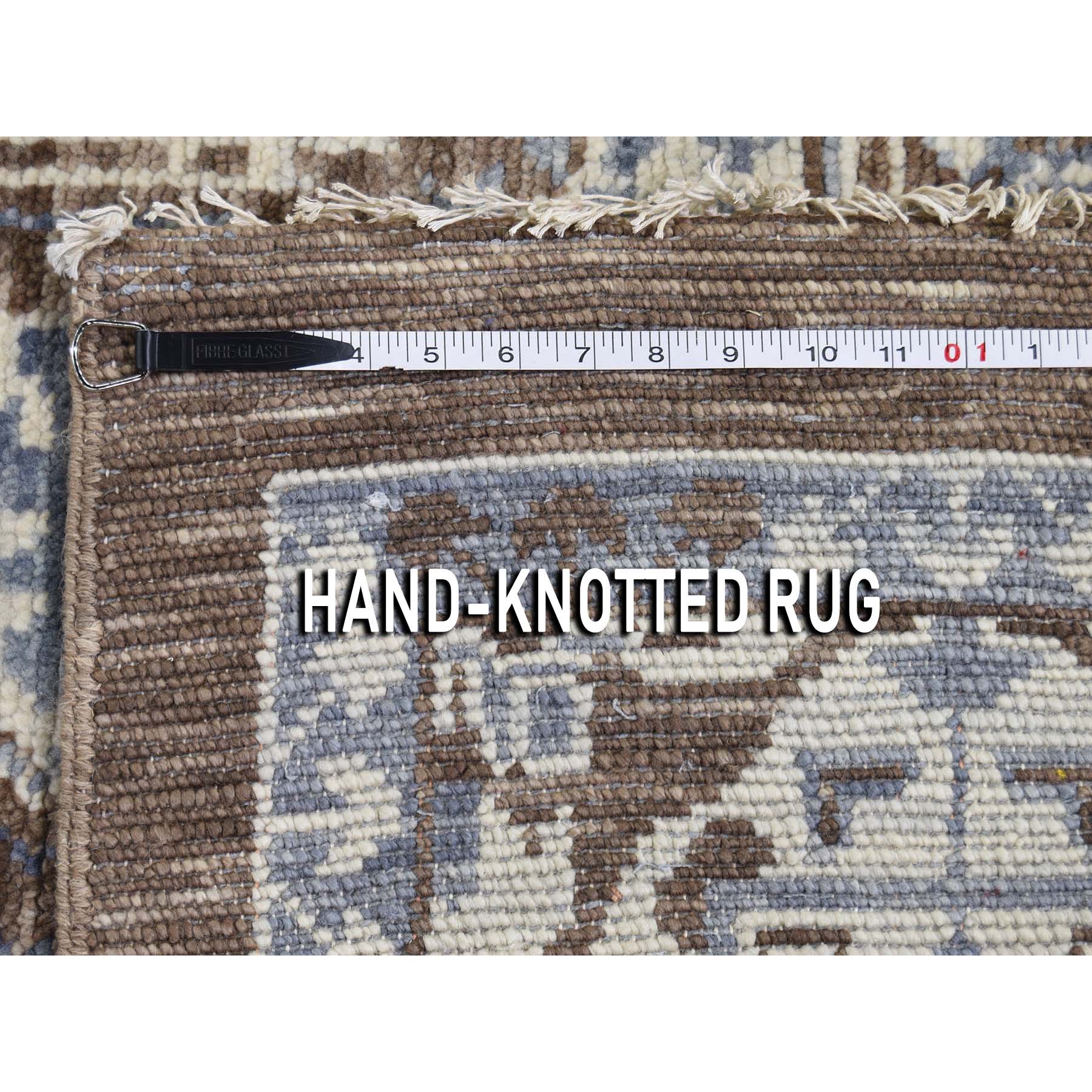 10-2 x14-5  Brown Mamluk Design Veg Dyes Hand Spun New Zealand Wool Oriental Rug 