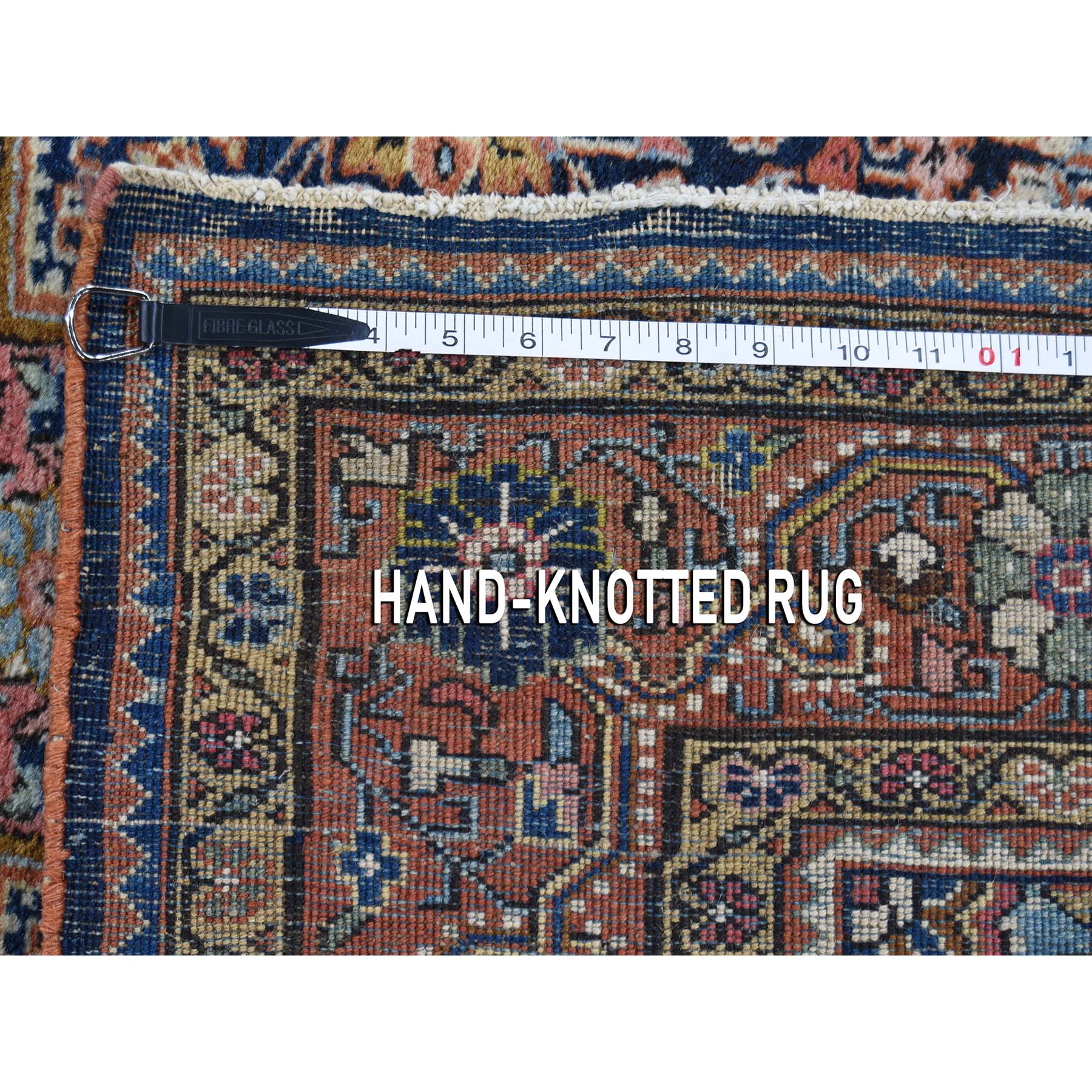 4-4 x6-8  Antique Persian Josan Sarouk Full Pile Good Condition Pure Wool Hand-knotted Oriental Rug 