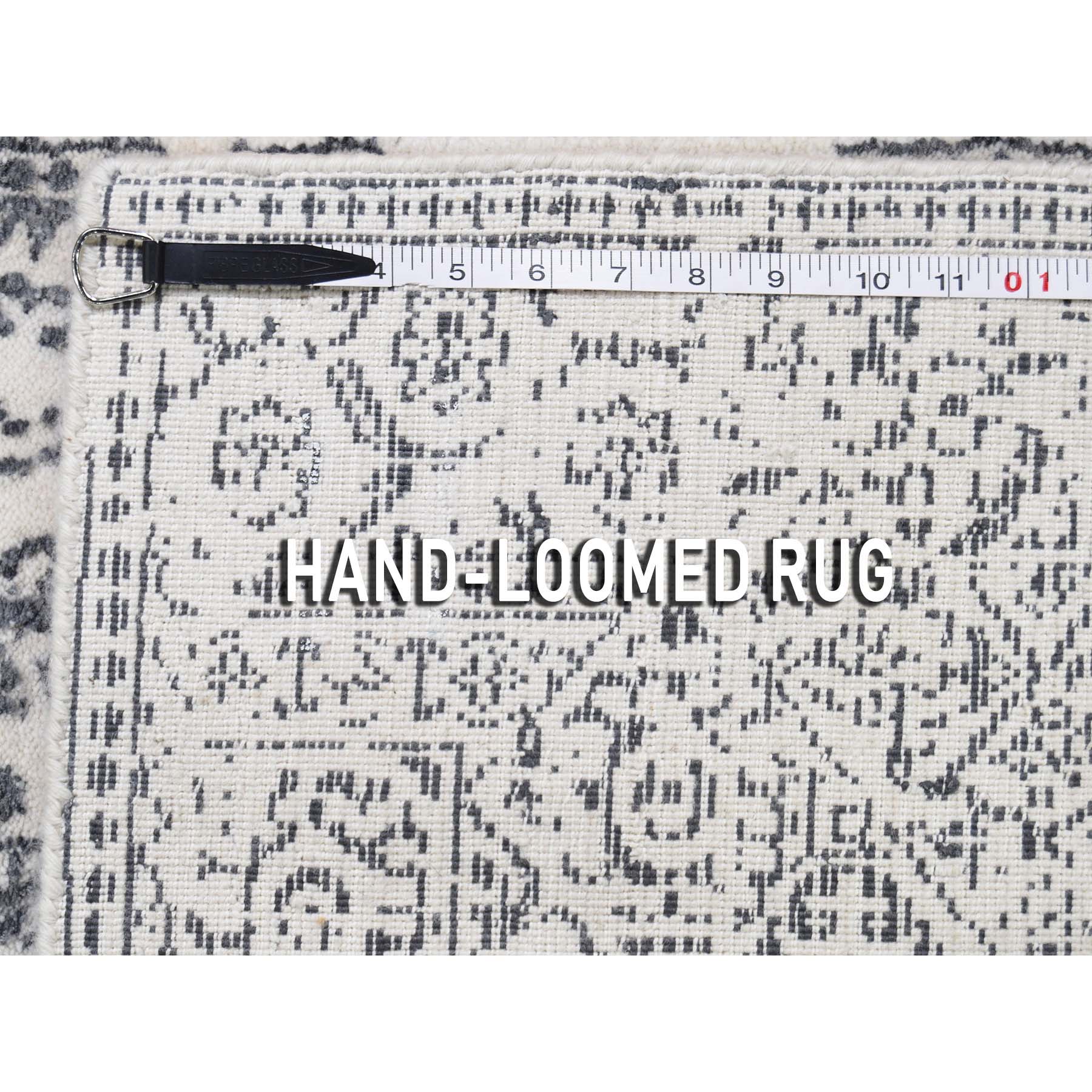 2-5 x5-10  Ivory Hand-Loomed With Mamluk Design Runner Oriental Rug 