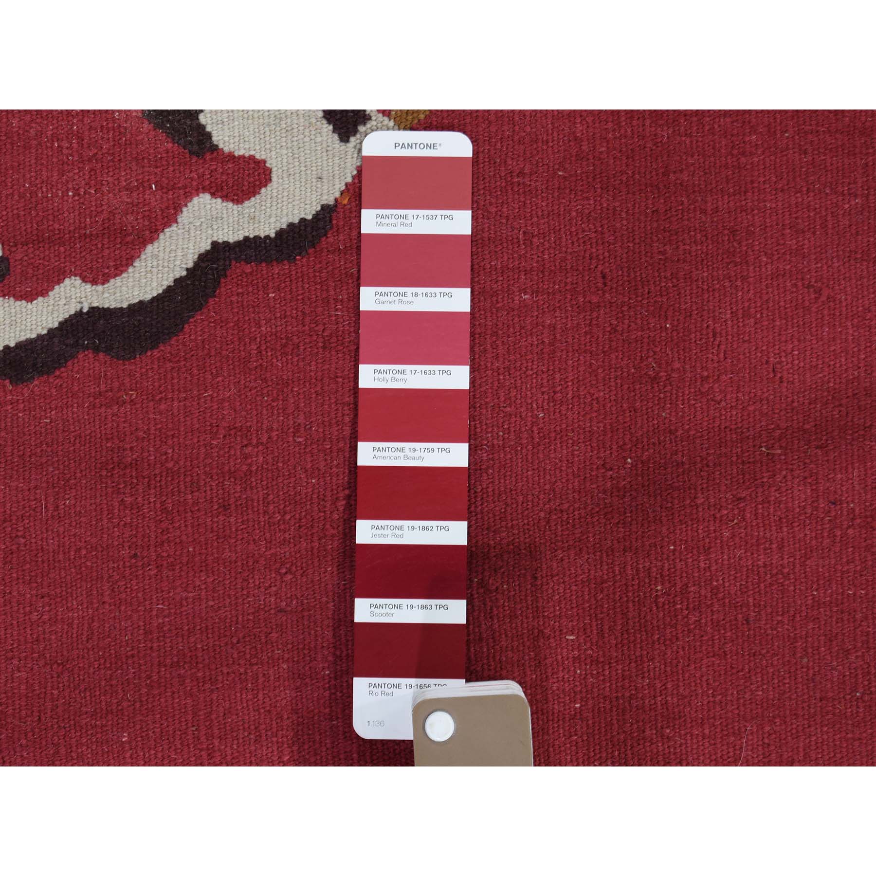 9-3 x12- Vintage Bessarabian Kilim Mint Cond Hand-Woven Pure Wool Oriental Rug 