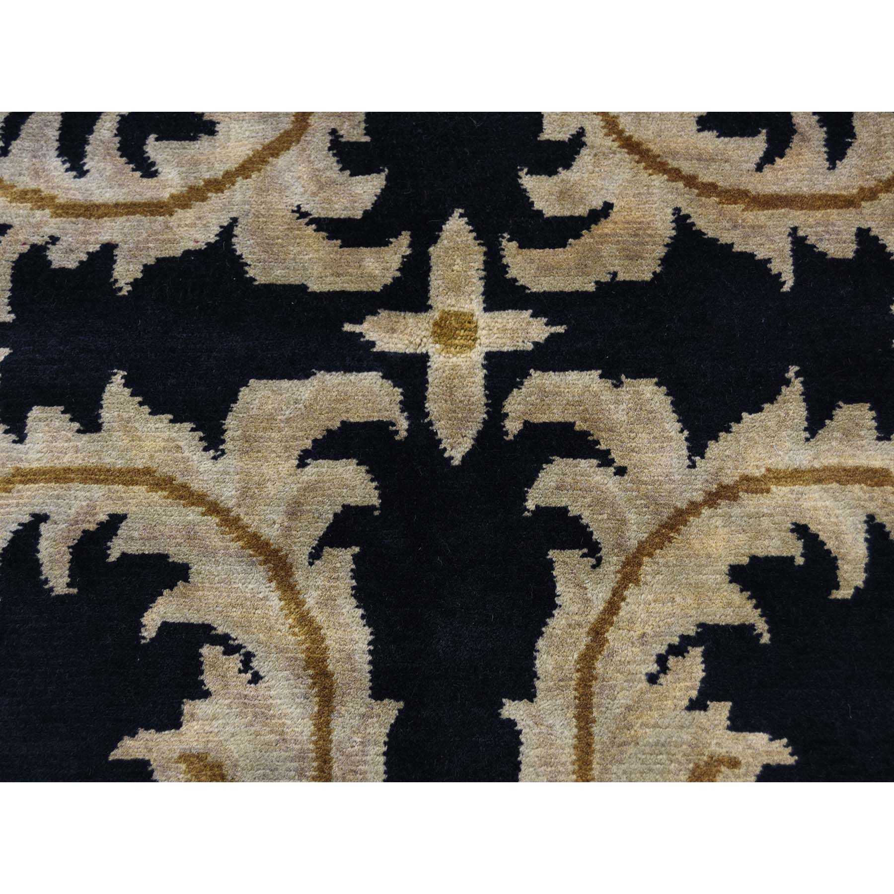 9-x12-4  On Clearance Modern Nepali with Neo Classic European Design Hand Knotted Rug 