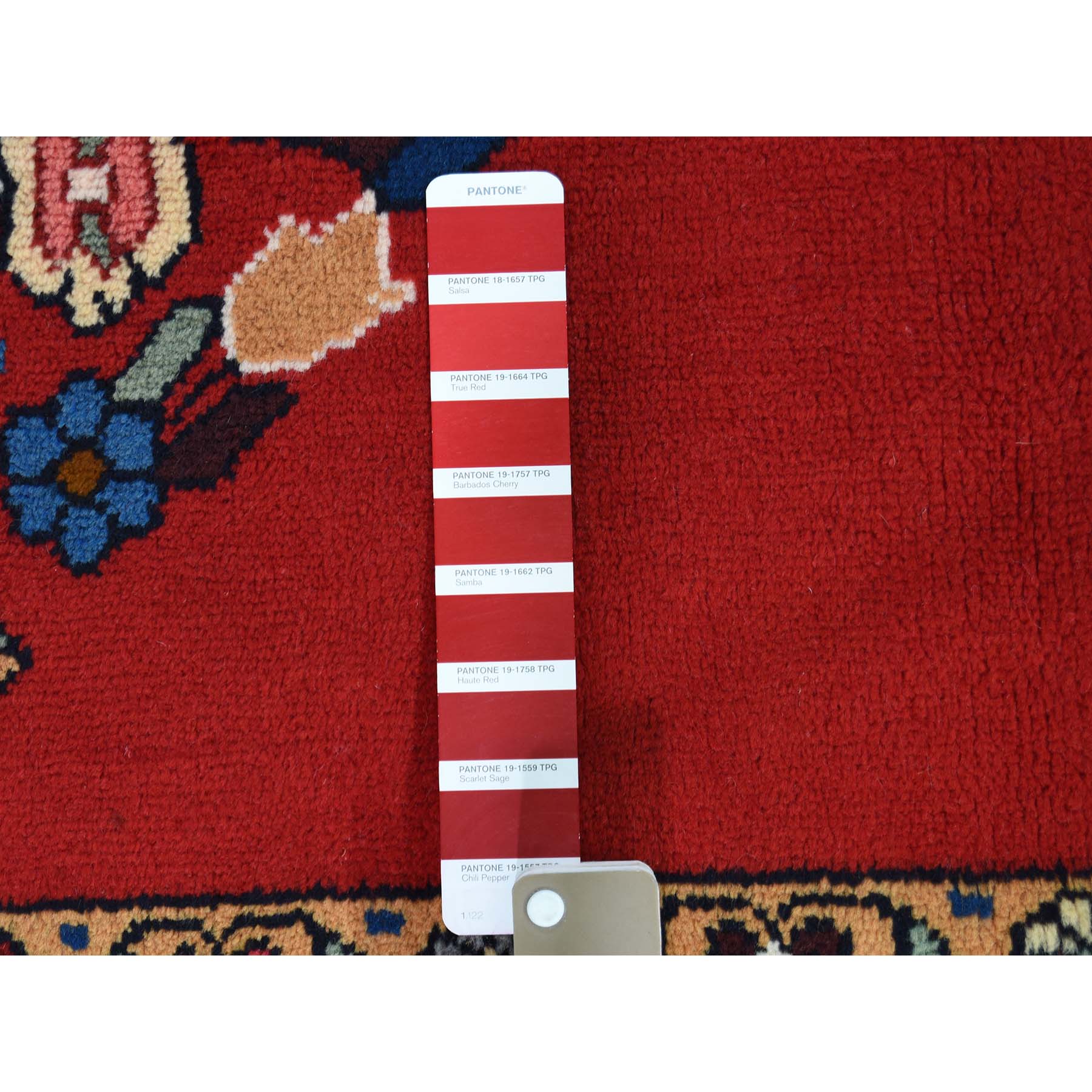 7-2 x9-7  Red New Persian Hamadan Pure Wool Hand-Knotted Oriental Rug 