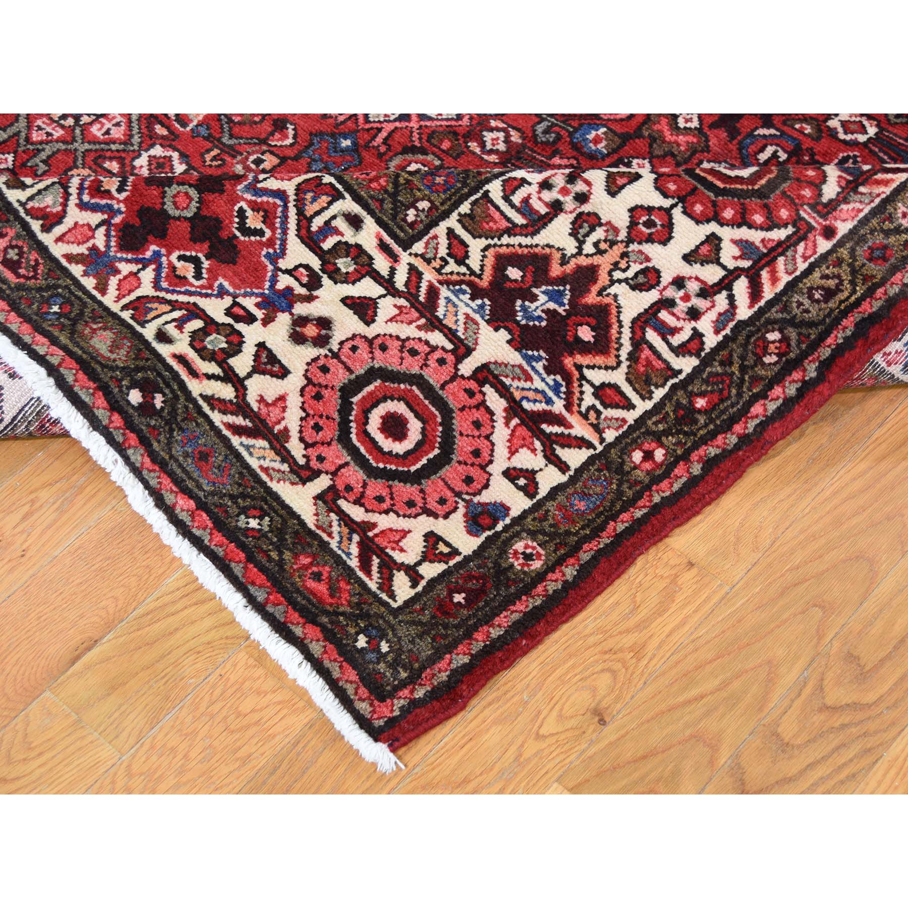 7-2 x11- Red New Persian Hussainabad Pure Wool Hand-Knotted Oriental Rug 