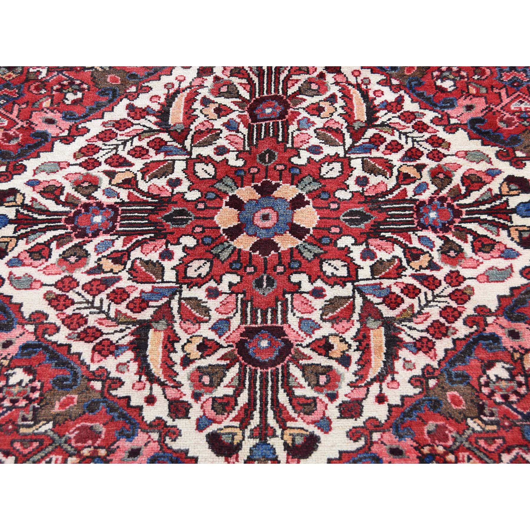 7-2 x11- Red New Persian Hussainabad Pure Wool Hand-Knotted Oriental Rug 