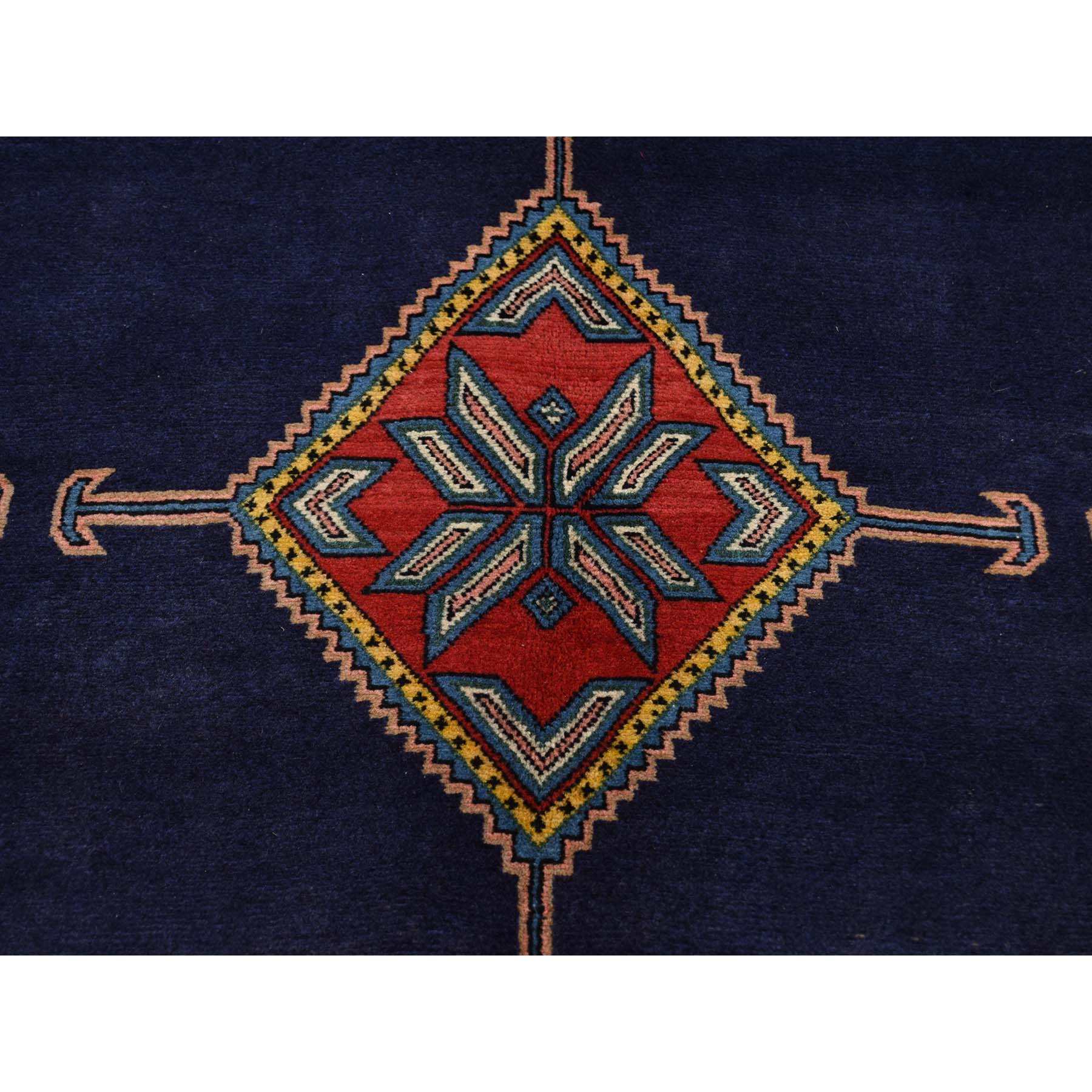 traditional Wool Hand-Knotted Area Rug 5'1