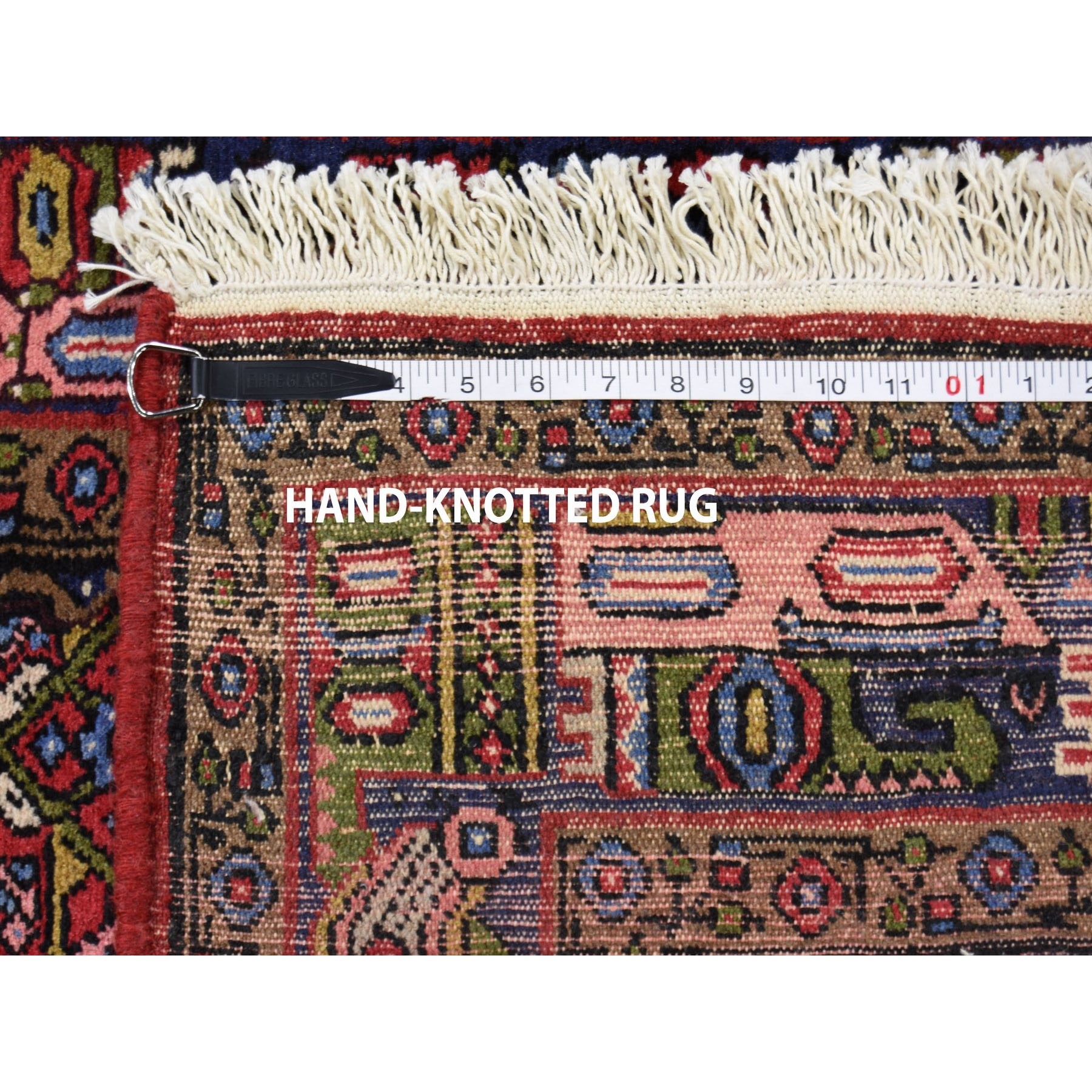3-5 x4-10  Red New Persian Hamadan Pure Wool Hand-Knotted Oriental Rug 