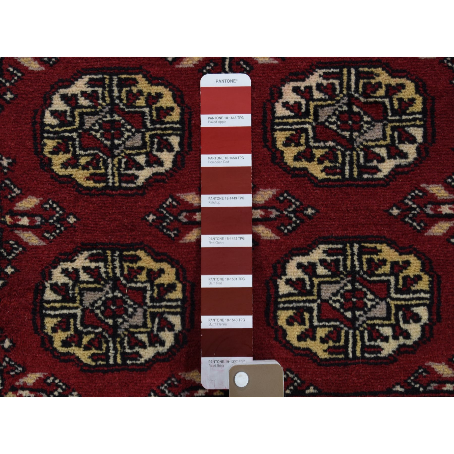 2-6 x16-1  Hand-Knotted Mori Bokara Elephant Feet Design XL Runner Pure Wool Oriental Rug 