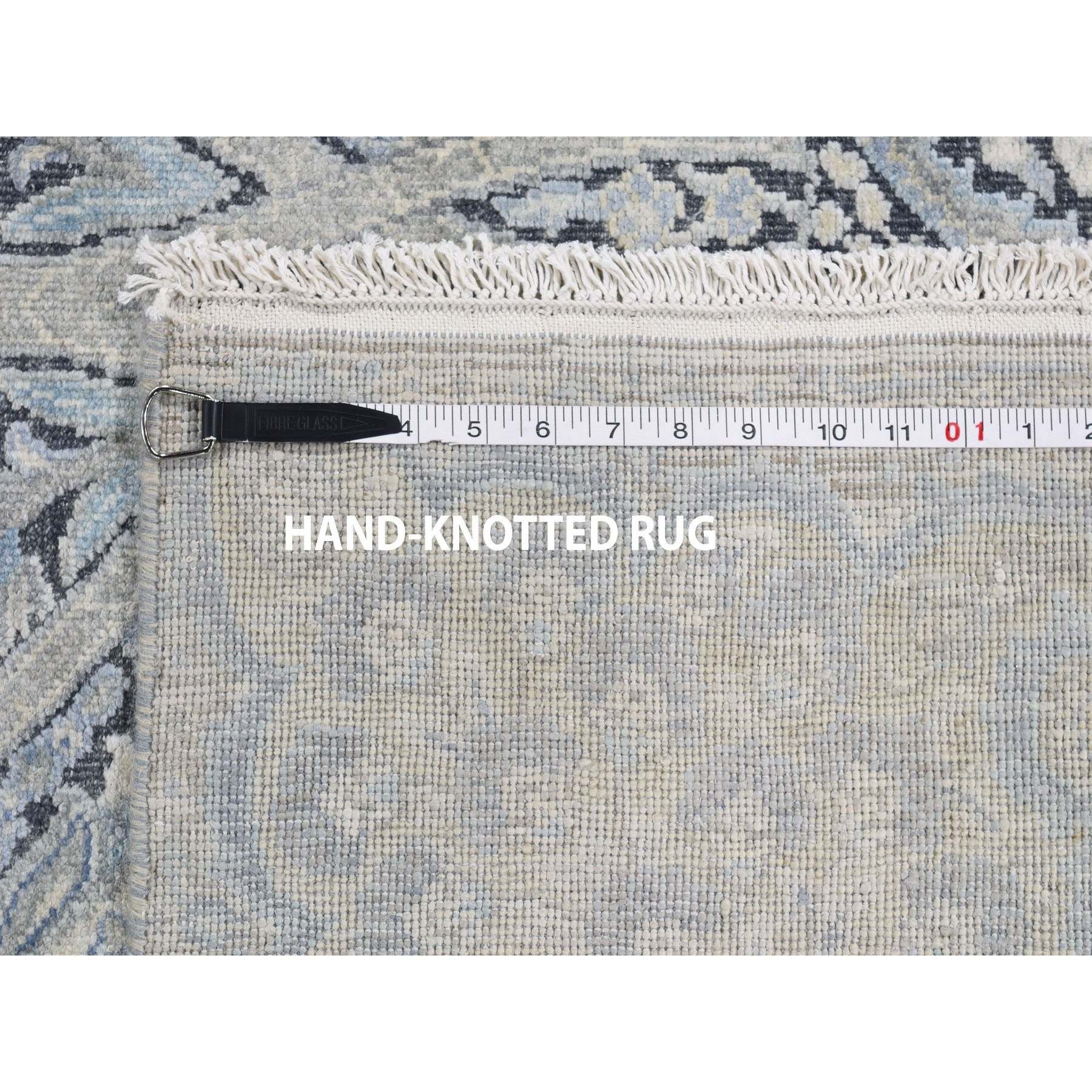 8-10 x11-7  Tree Of Life Meditation Design Silk Textured Wool Hand-Knotted Oriental Rug 
