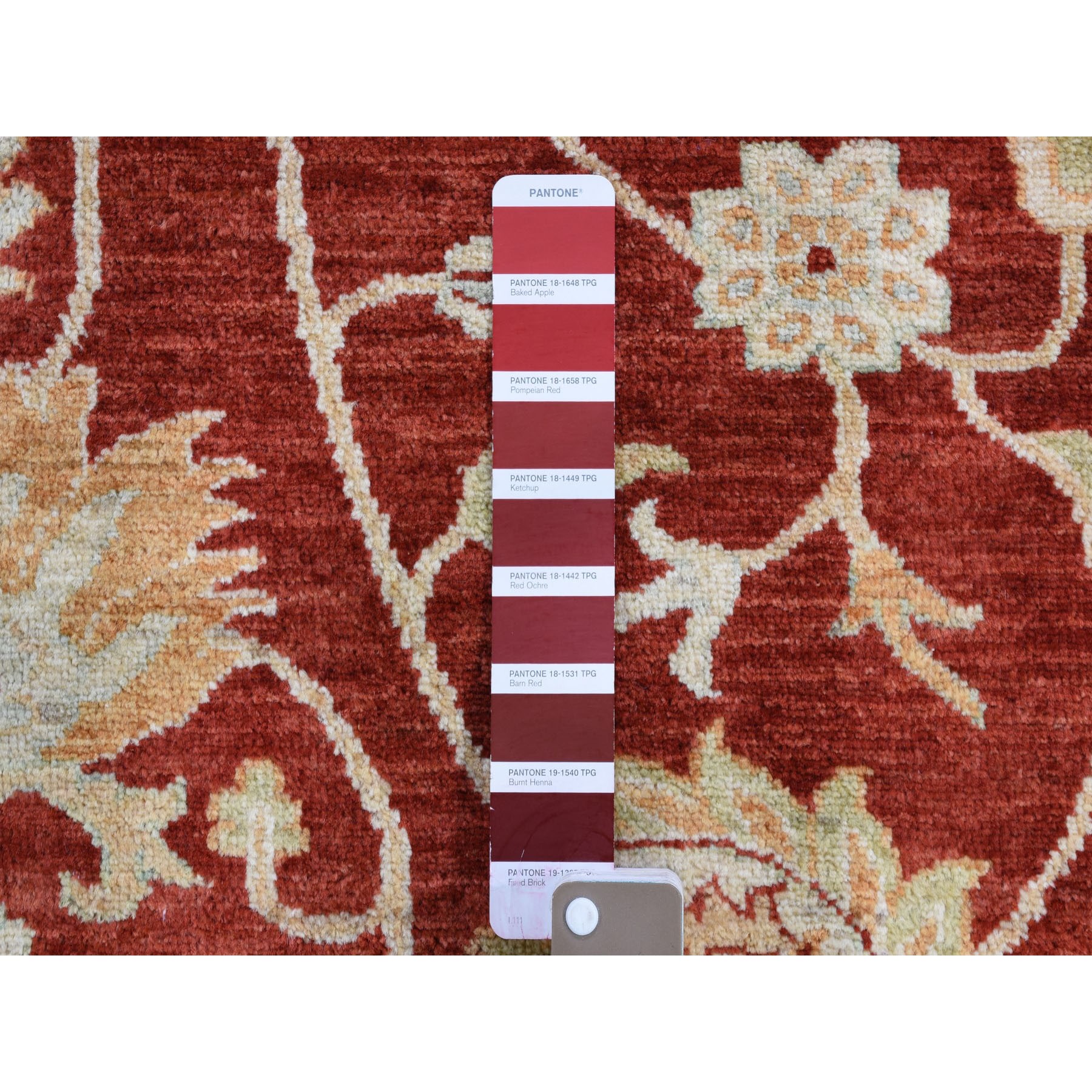 5-x6-2  Red Ziegler Mahal Oushak Pure Wool Hand Knotted Oriental Rug 