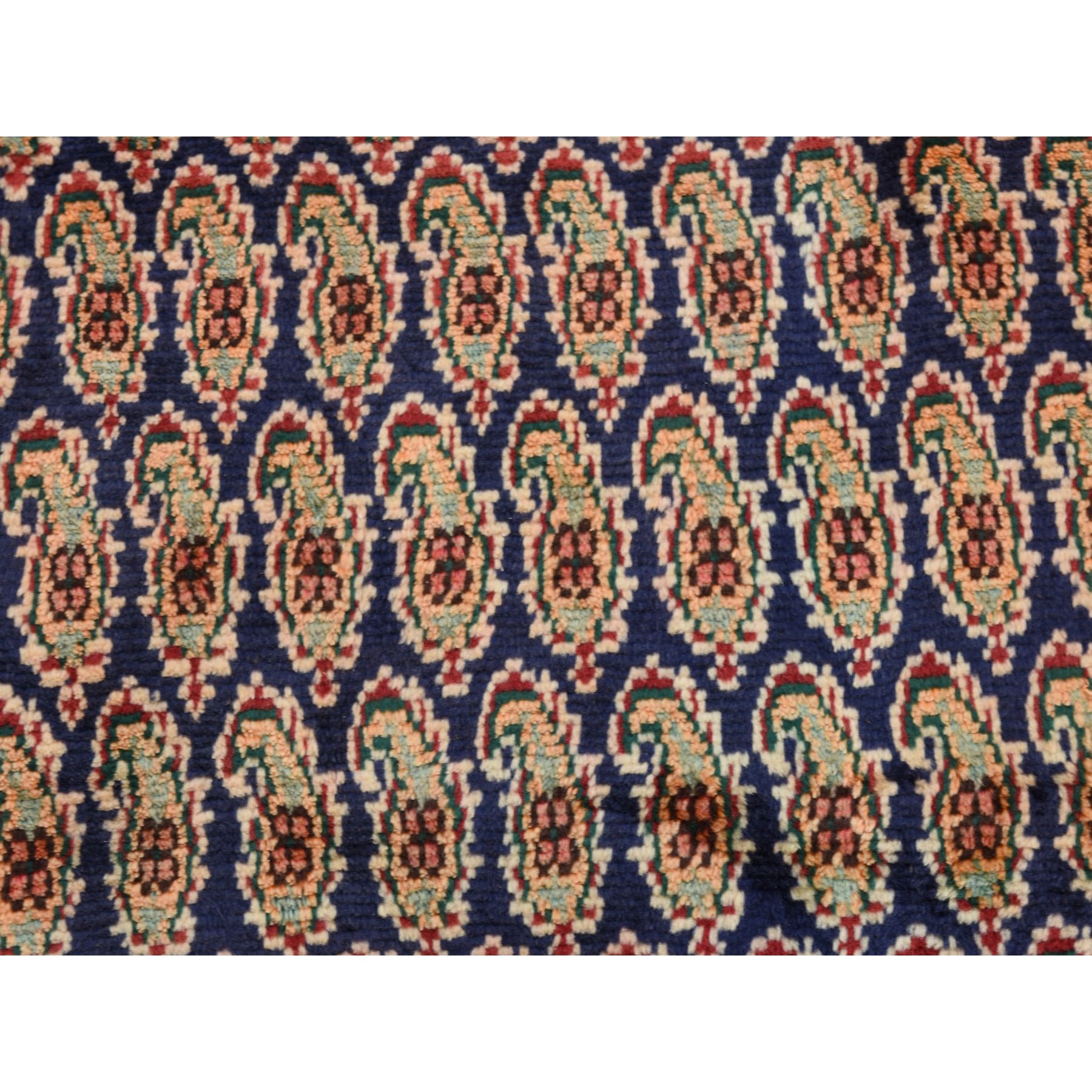 6-x8-8  Blue New Persian Karabakh With Paisley Design Pure wool Hand Knotted Oriental Rug 