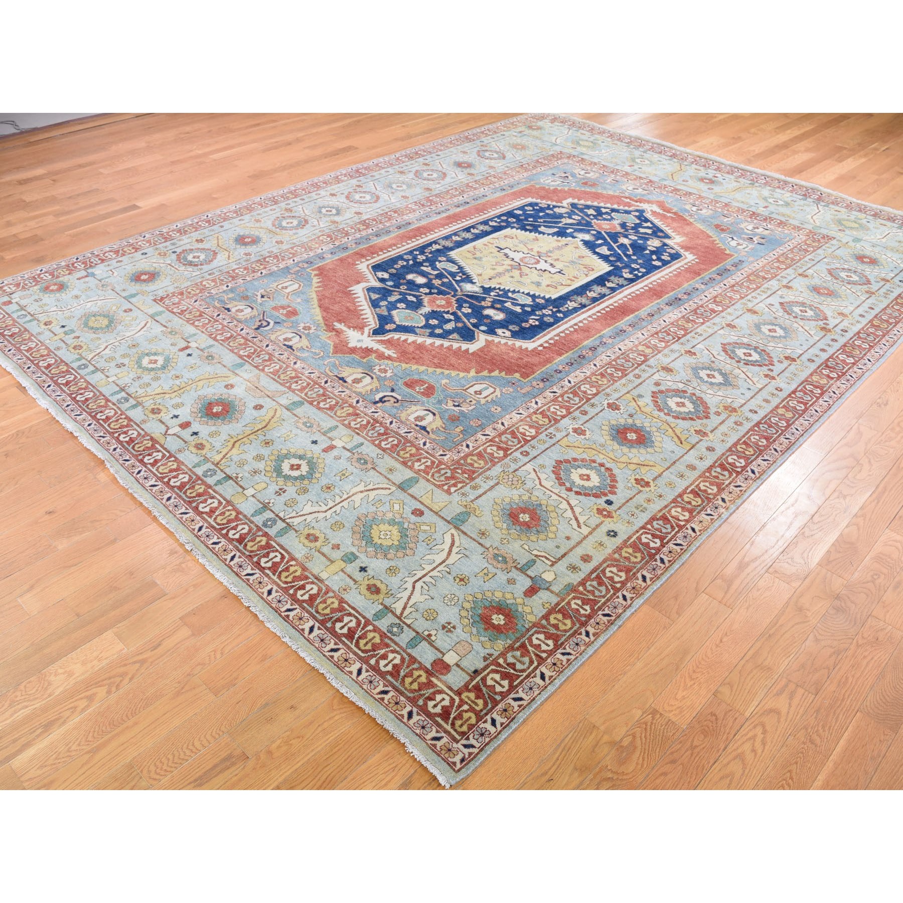 9-2 x12-2  Antiqued Bakshaish Re-creation Pure Wool Hand Knotted Oriental Rug 