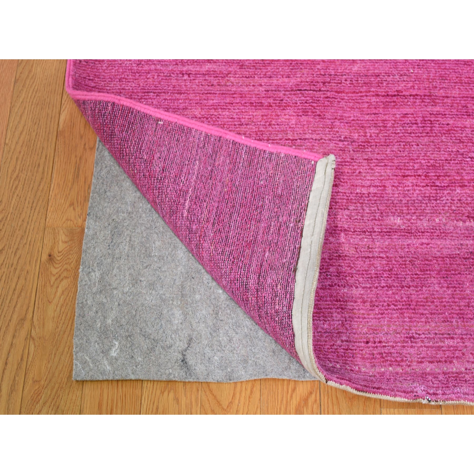 10-x14- Pink Pure Wool Pink Modern Gabbeh Oriental Rug Hand Knotted Oriental Rug 
