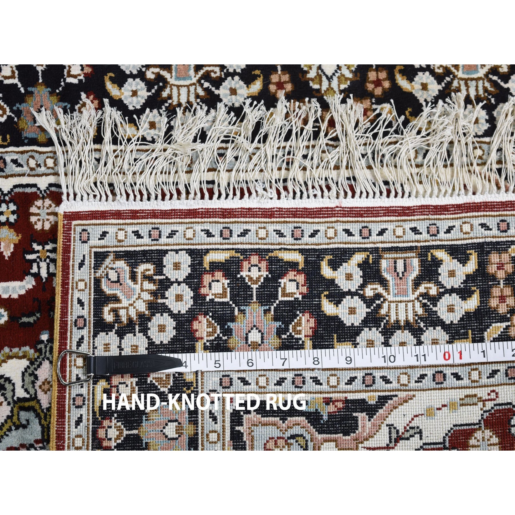 2-7 x13-9  Silken Kashan 250 KPSI Runner Hand Knotted Oriental Rug 