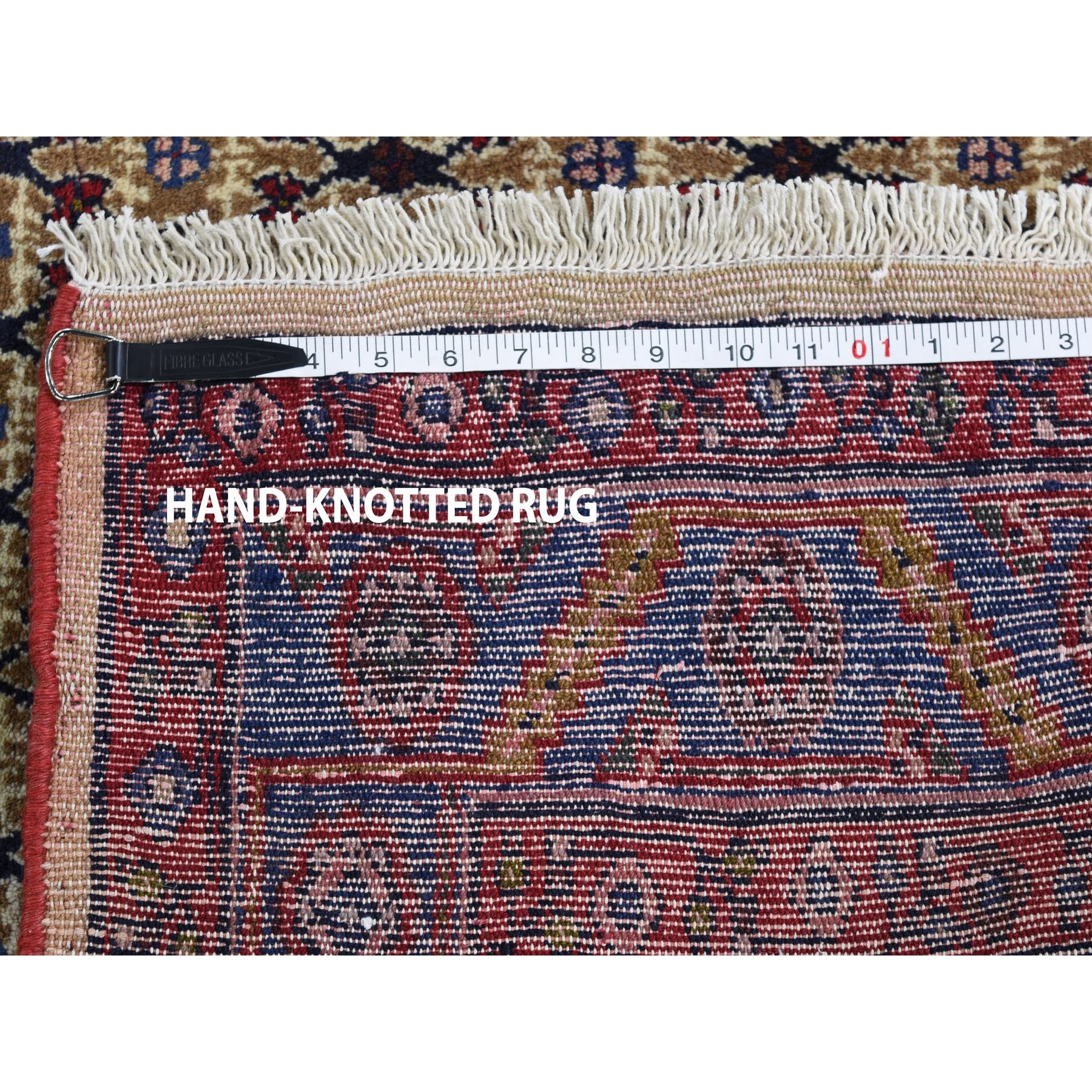 7-3 x10-6  Brown New Persian Hamadan Pure Wool Camel Hair Hand Knotted Oriental Rug 