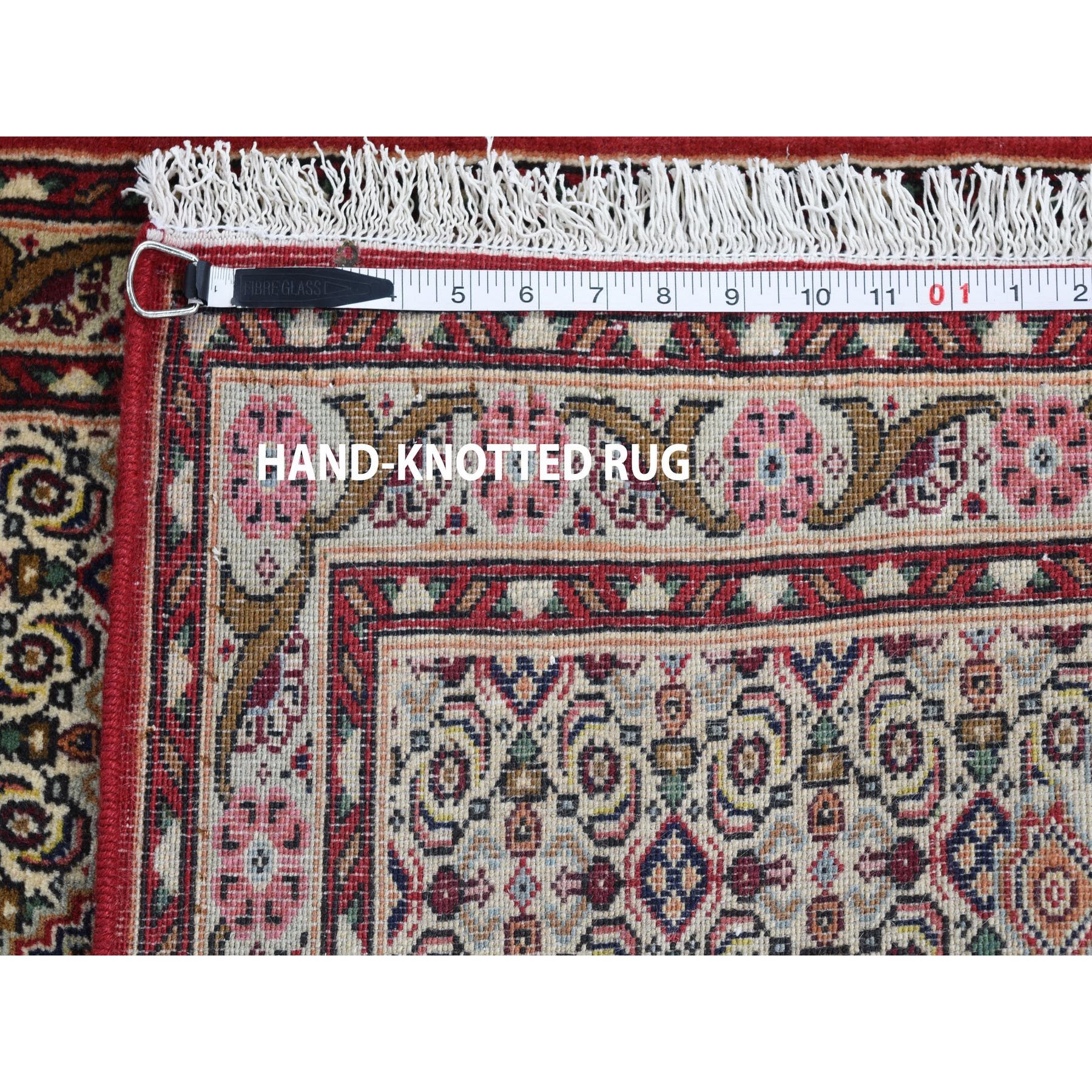 2-4 x11-4  Ivory New Persian Bijar Pure Wool Hand Knotted Narrow Runner Oriental Rug 