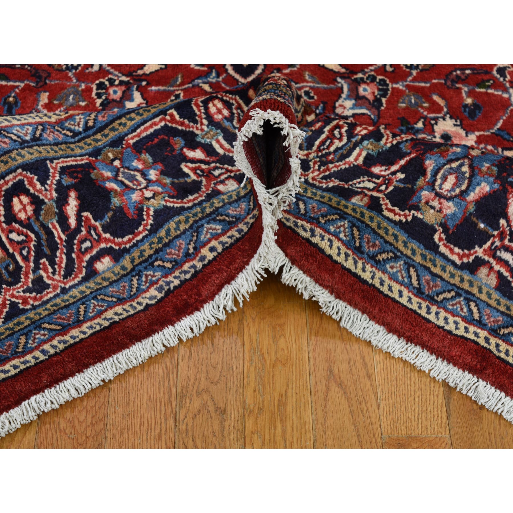 6-9 x10-5  Red New Persian Pure Wool Sarouk Mahal Hand Knotted Oriental Rug 