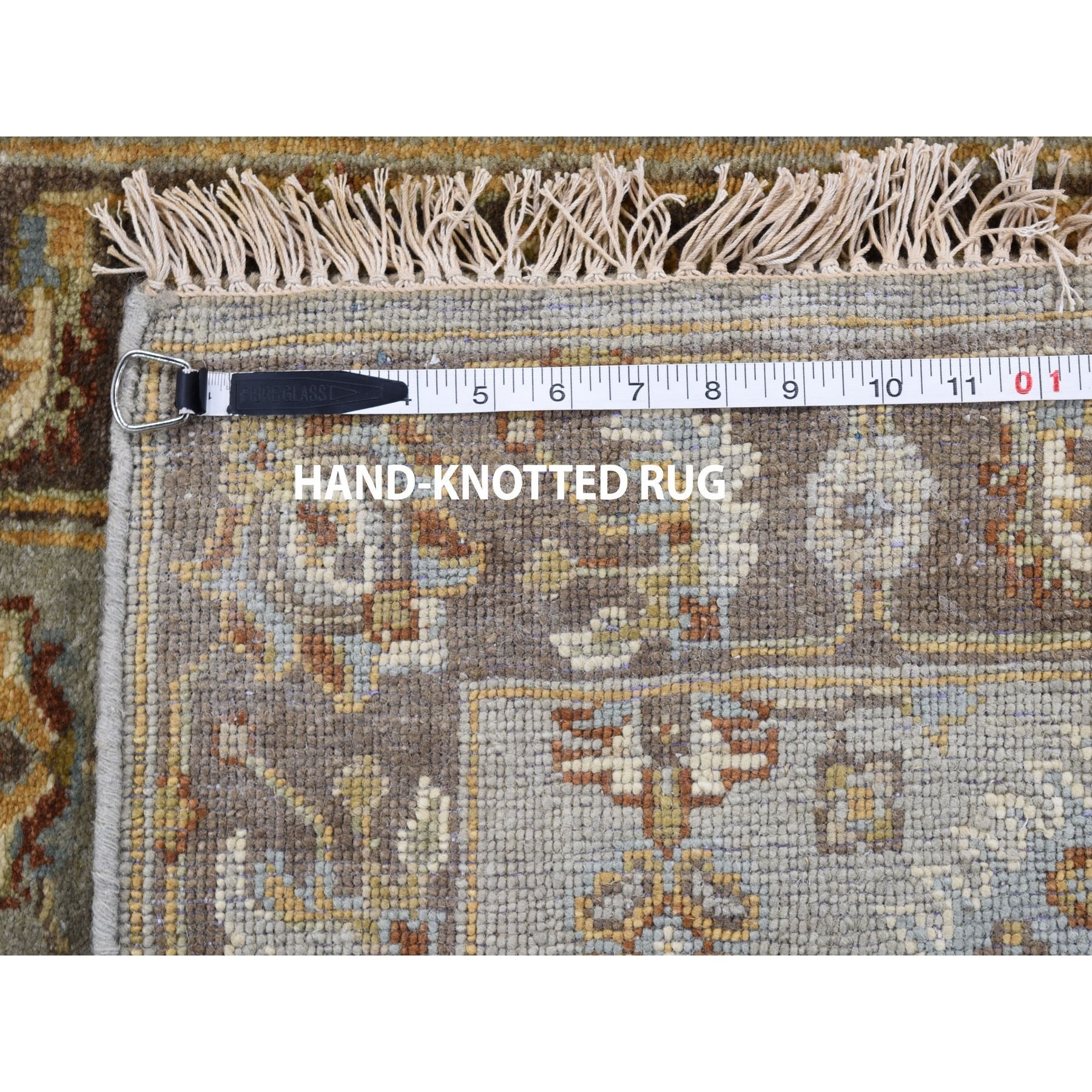 2-8 x6- Gray Karajeh Design Pure Wool Hand Knotted Runner Oriental Rug 