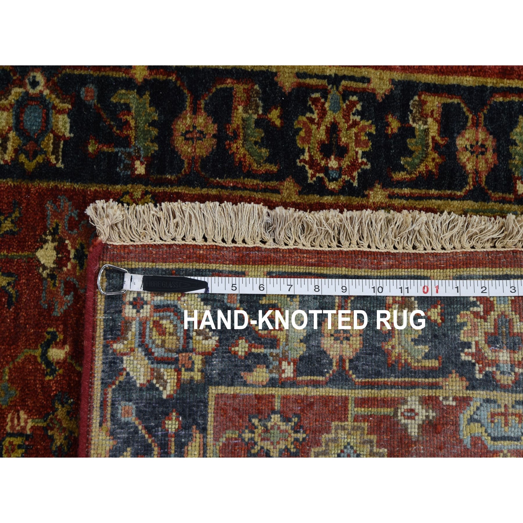 2-6 x8- Red Karajeh Design Runner Pure Wool Hand Knotted Oriental Rug 