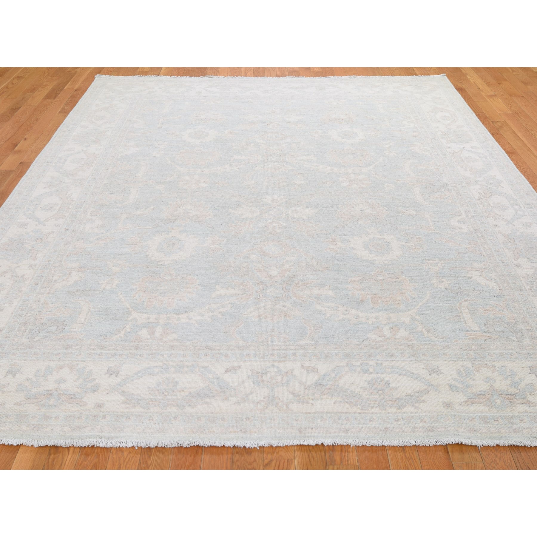 8-x10- Sultanabad Design Peshawar Pure Wool Hand Knotted Oriental Rug 