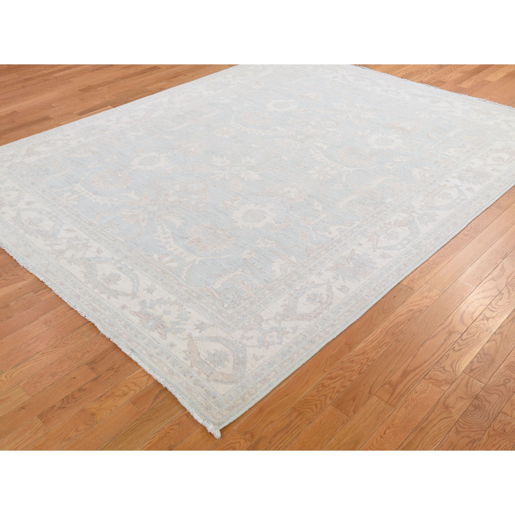 8-x10- Sultanabad Design Peshawar Pure Wool Hand Knotted Oriental Rug 