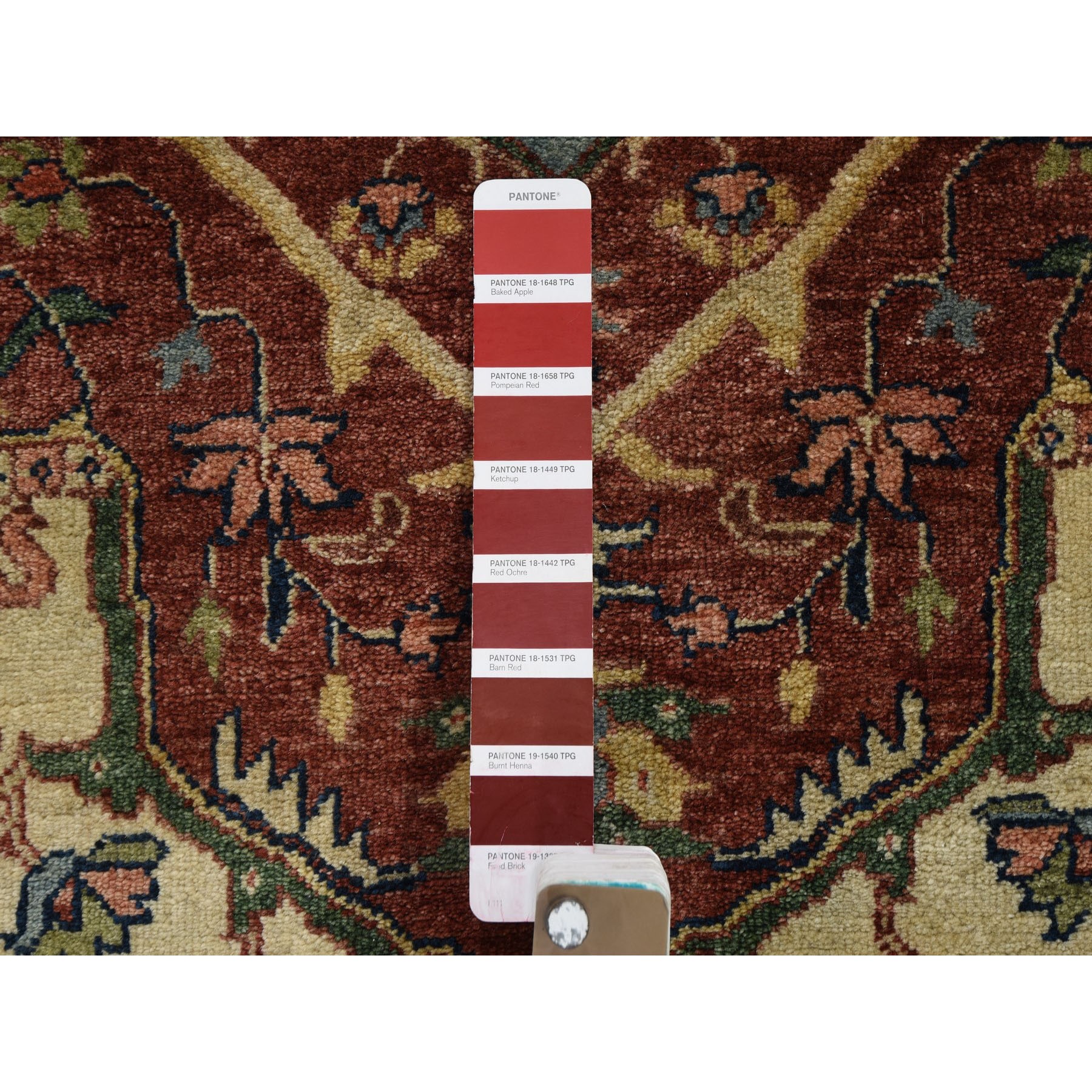 8-x10- Antiqued Heriz Re-Creation Hand Knotted Pure Wool Oriental Rug 