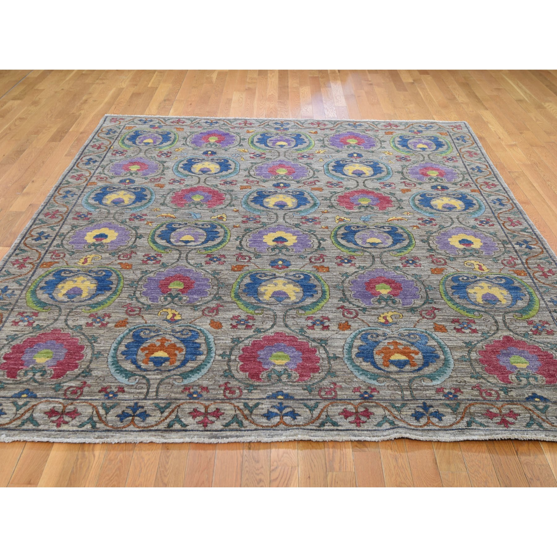 8-1 x10- Colorful Hand Knotted Peshawar Arts and Crafts Design Oriental Rug 