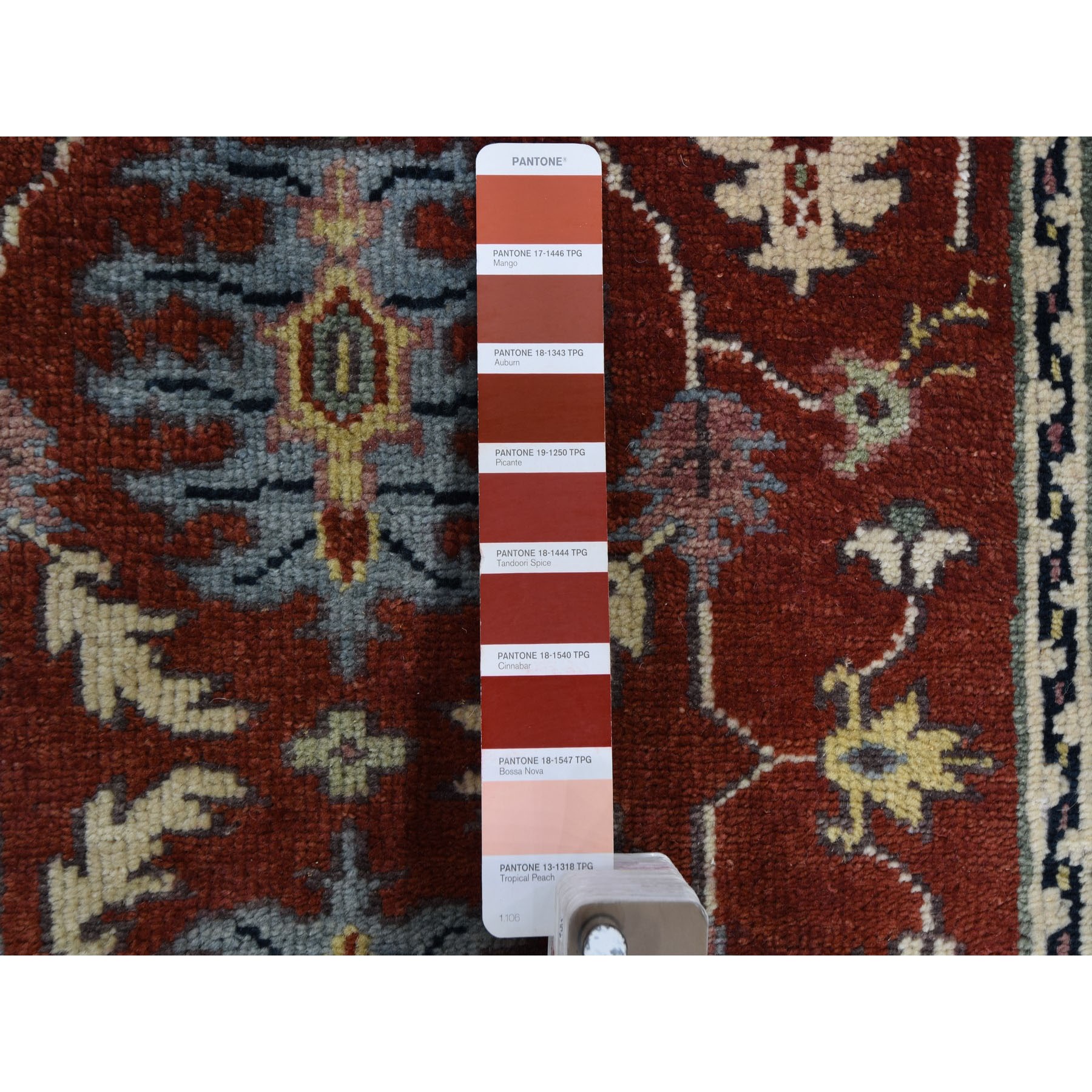 2-6 x26- Red Heriz Revival Pure Wool Hand Knotted XL Runner Oriental Rug 