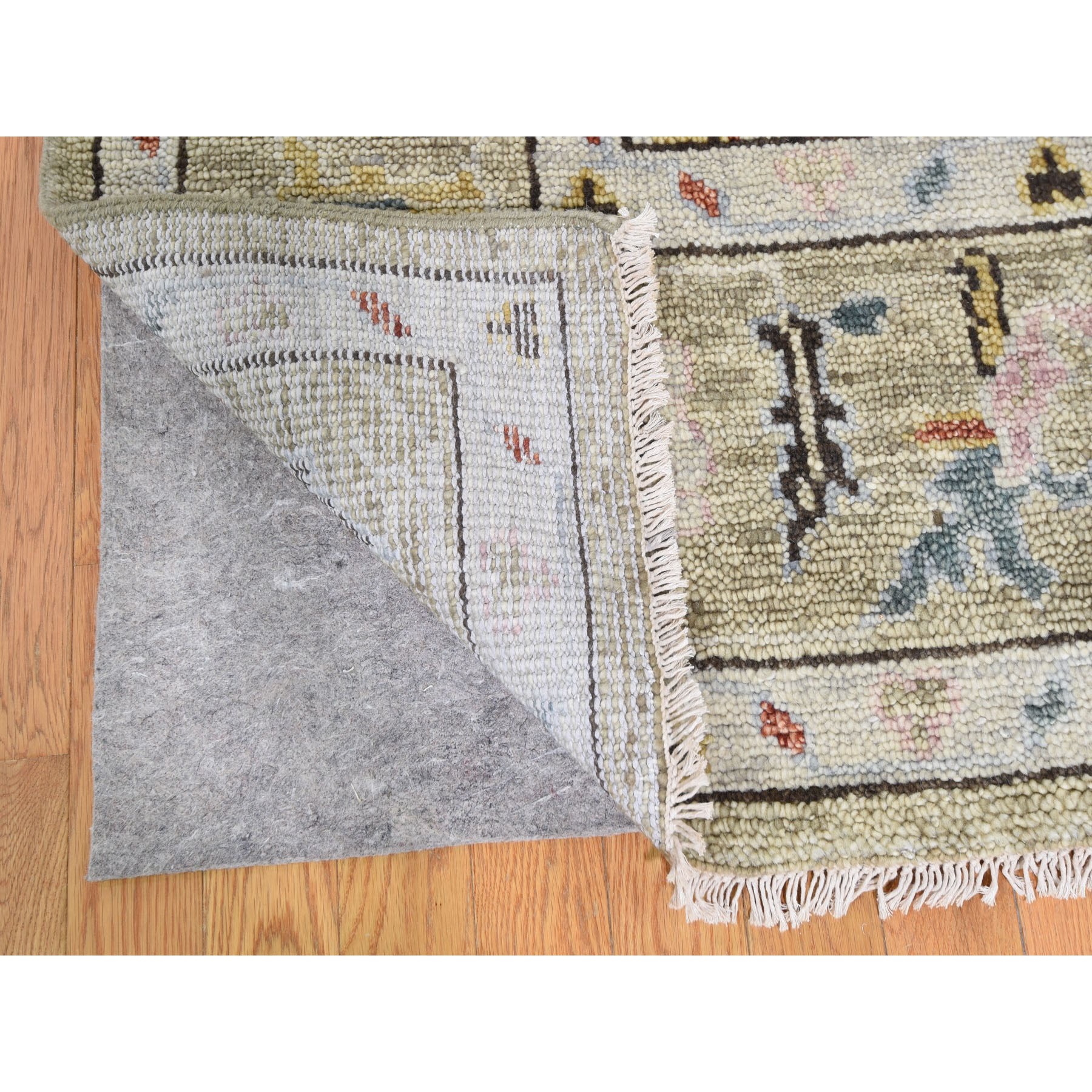 9-x11-10   Gray Supple Collection Oushak Design Hand Knotted Oriental Rug 