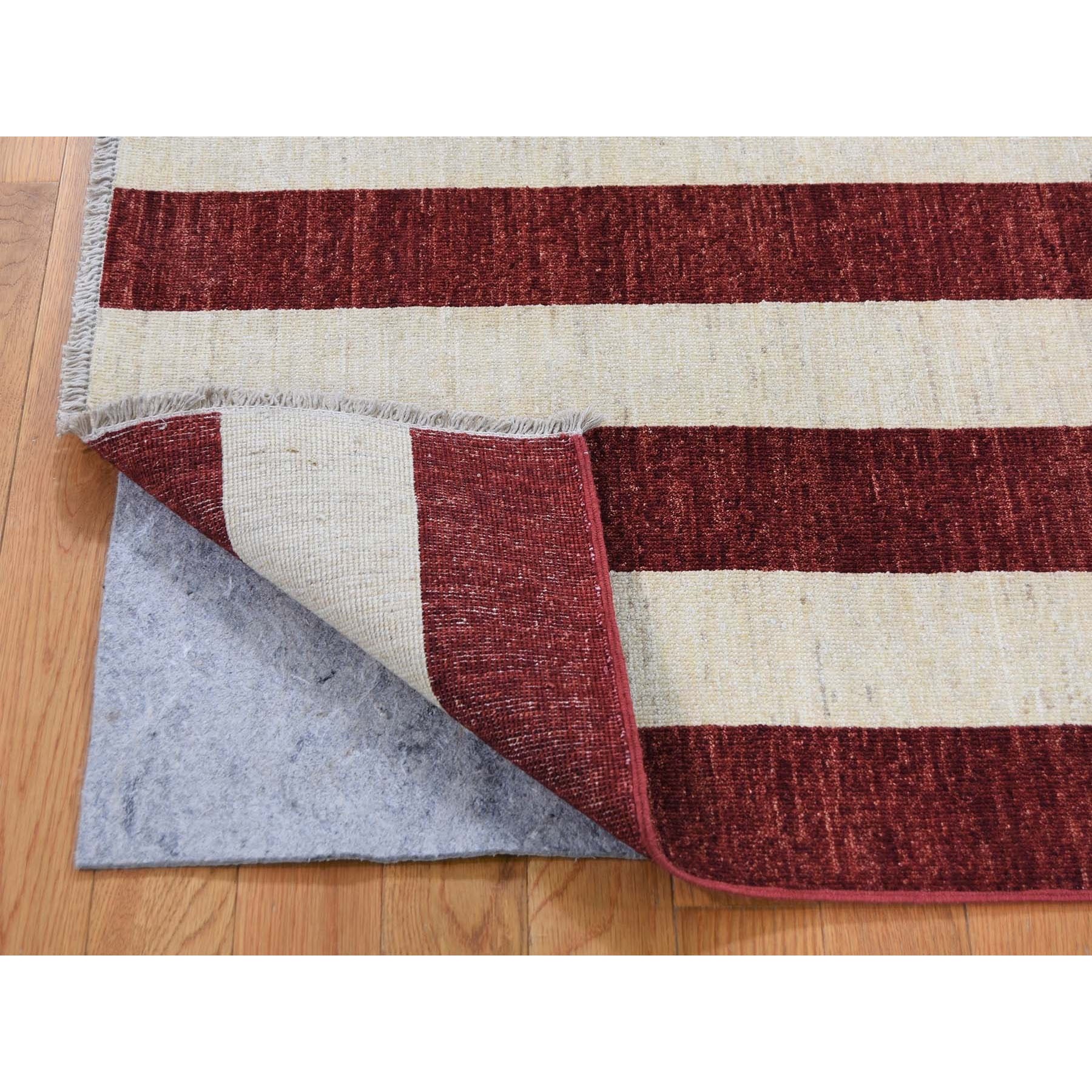 5-x7- Pure Wool Vintage Look American History Hand-Knotted Flag Design Wall Hanging Rug 