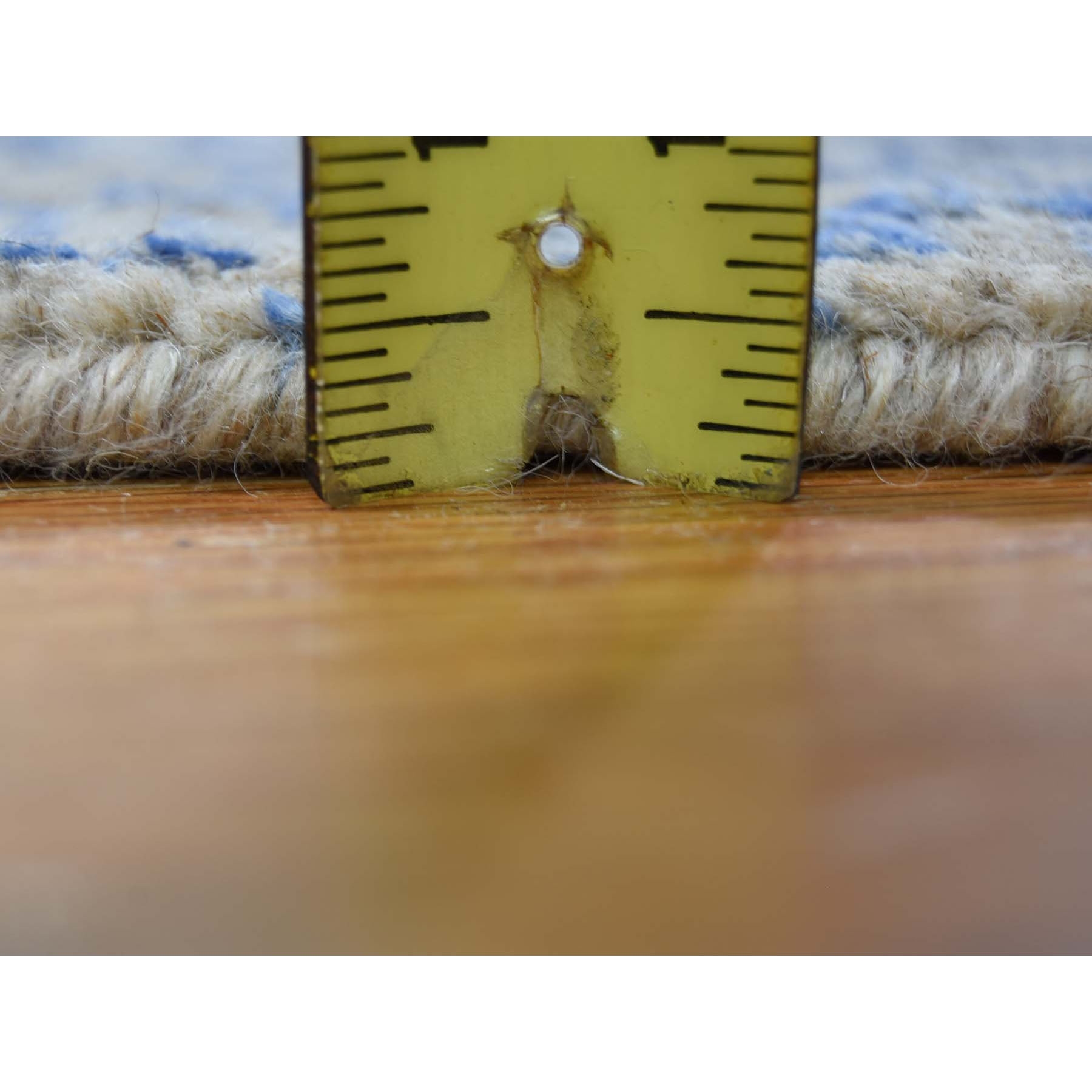 2-5 x12- Wool And Silk Mamluk Design Jacquard Hand Loomed Runner Oriental Rug 