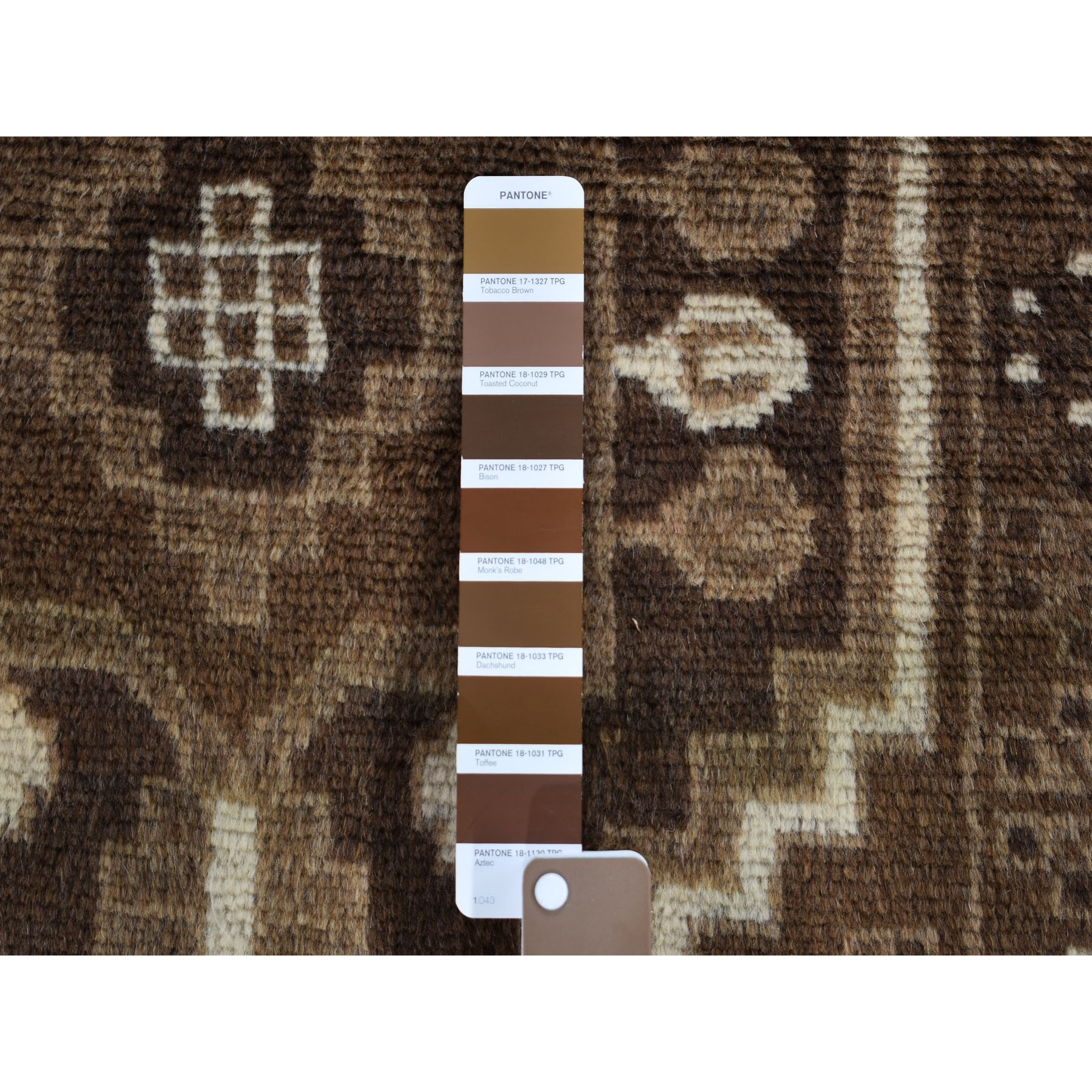 2-3 x8- Washed Out Afghan Baluch With Natural Colors Pure Wool Runner Hand Knotted Oriental Rug 