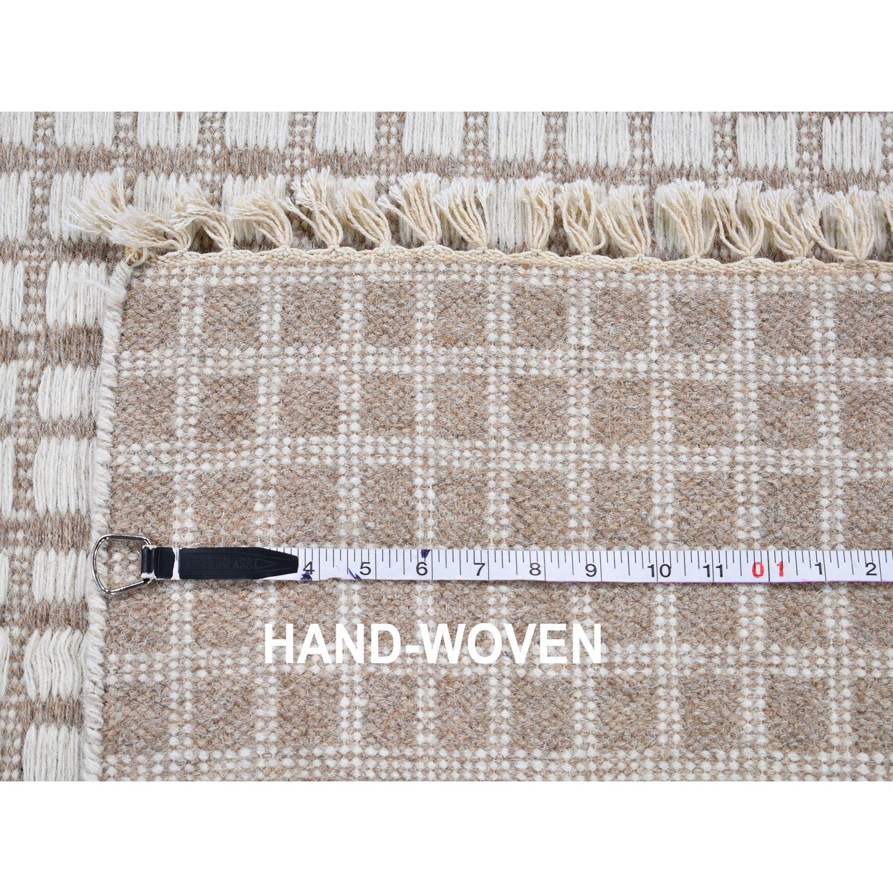 4-7 x6-6  Pure Wool Hand Woven Kilim Flat Weave Oriental Rug 