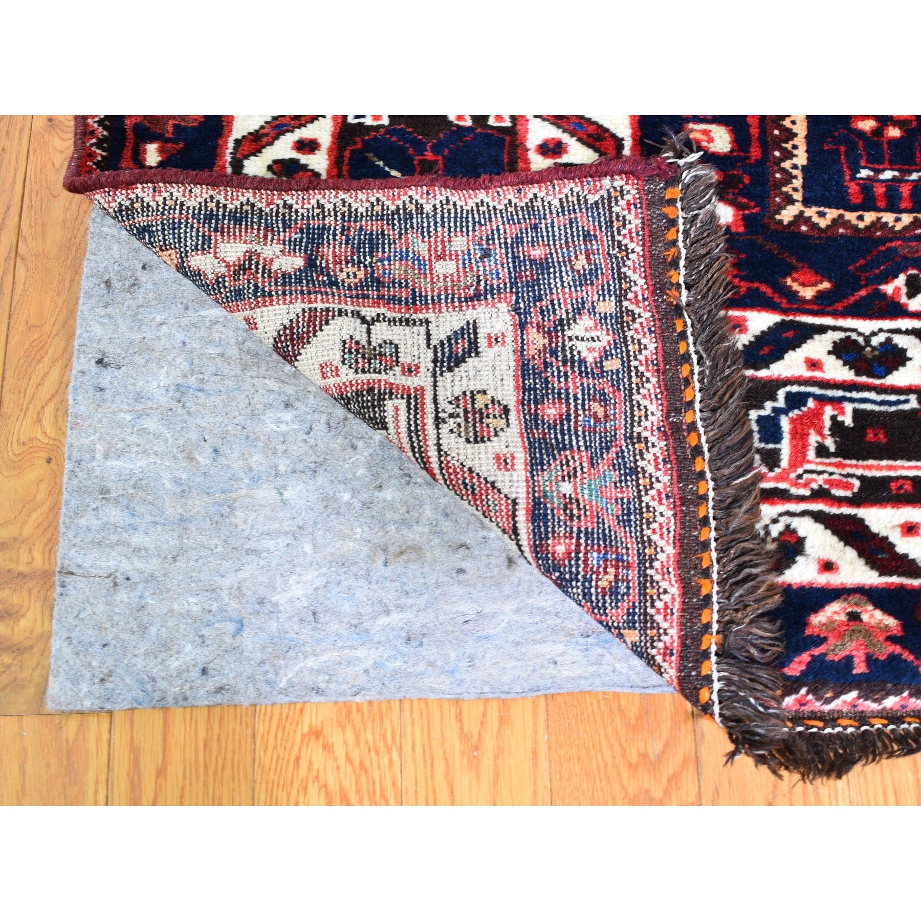 10-2 x13-6   Red Vintage Persian Mishkin Pure Wool Hand Knotted Oriental Rug 