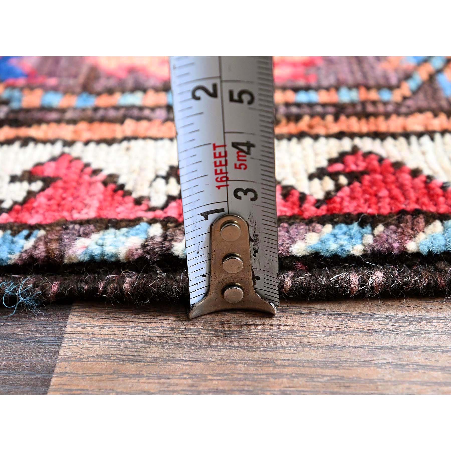 5'4"x6'8" Bayern Blue, Afghan Ersari with Turkish Knot, Caucasian Design Revival, Hand Knotted, Soft Wool, Vegetable Dyes, Densely Woven, Oriental Rug Sh591