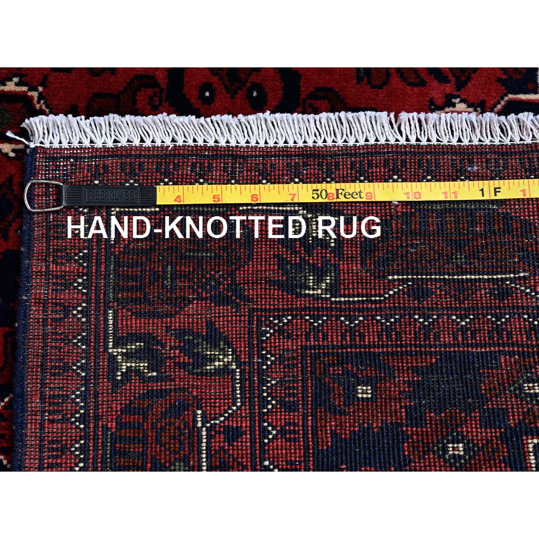 3'10"x6' Chili Red, Afghan Khamyab with Geometric Medallions Design, Hand Knotted, Pure Wool, Vegetable Dyes, Oriental Rug Sh667