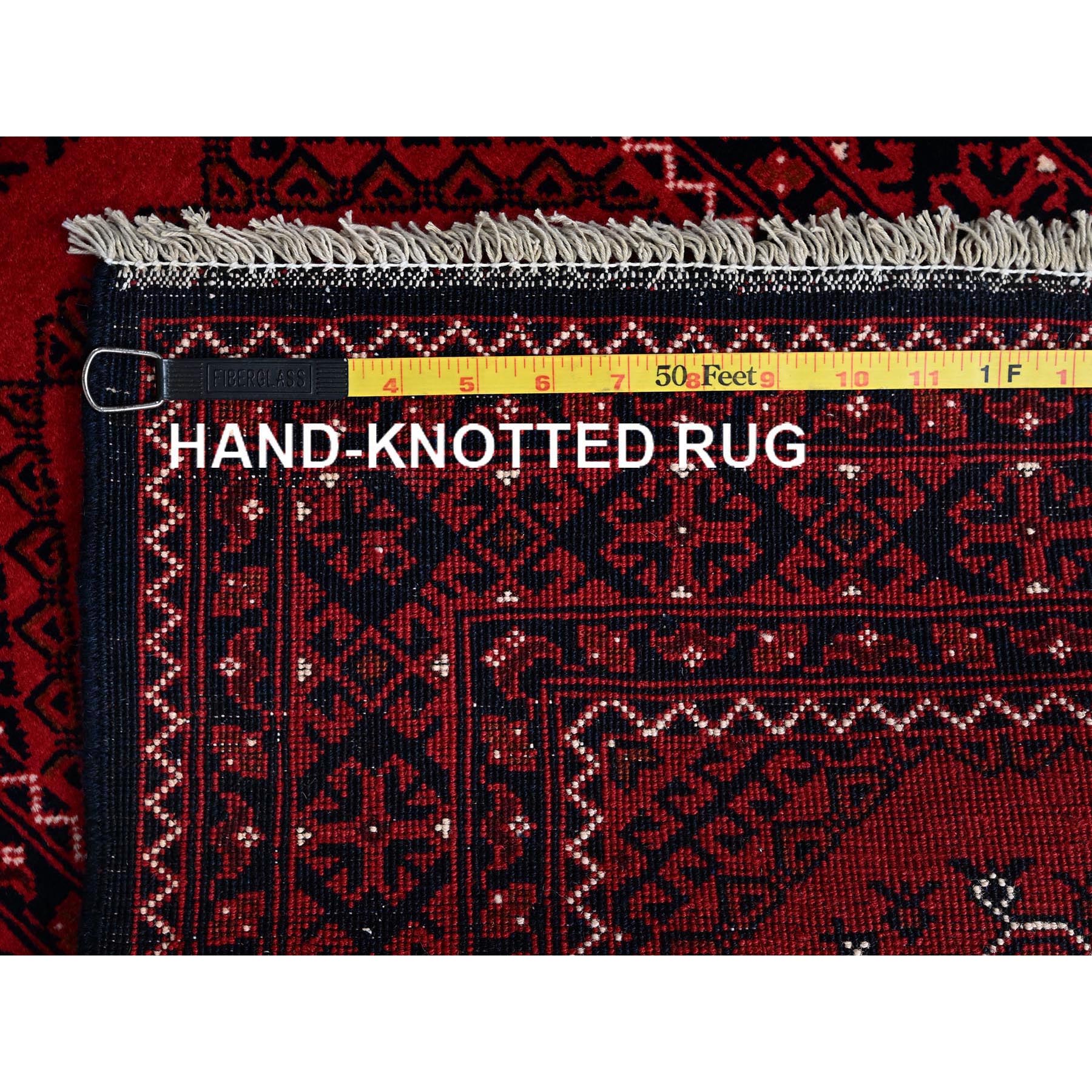 2'2"x3'10" Berry Red, Afghan Khamyab with Flower Design, Hand Knotted, Soft and Shiny Wool, Vegetable Dyes, Mat, Sample, Oriental Rug Sh718