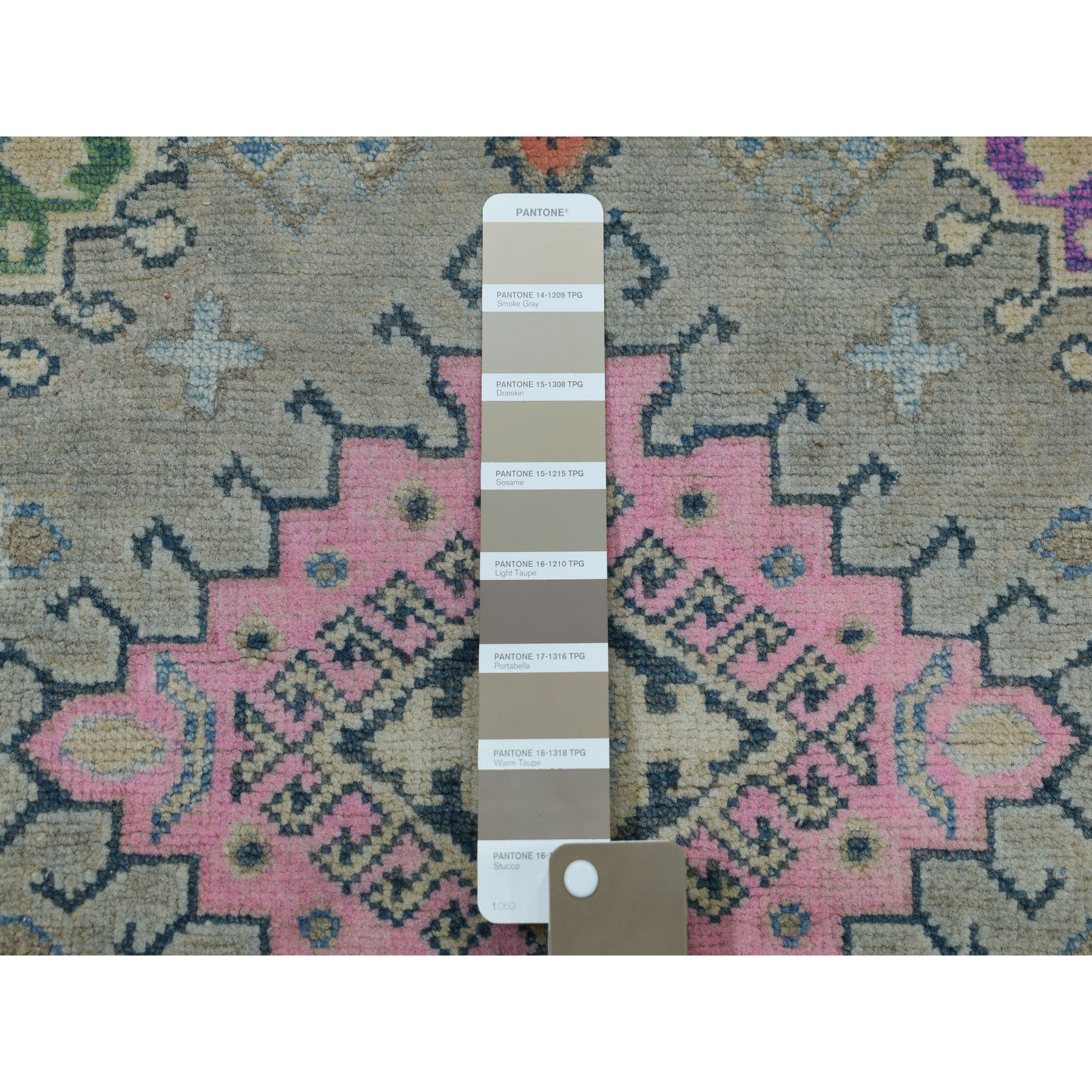 5-x6-7  Colorful Fusion Kazak Pure Wool Hand-Knotted Oriental Rug 