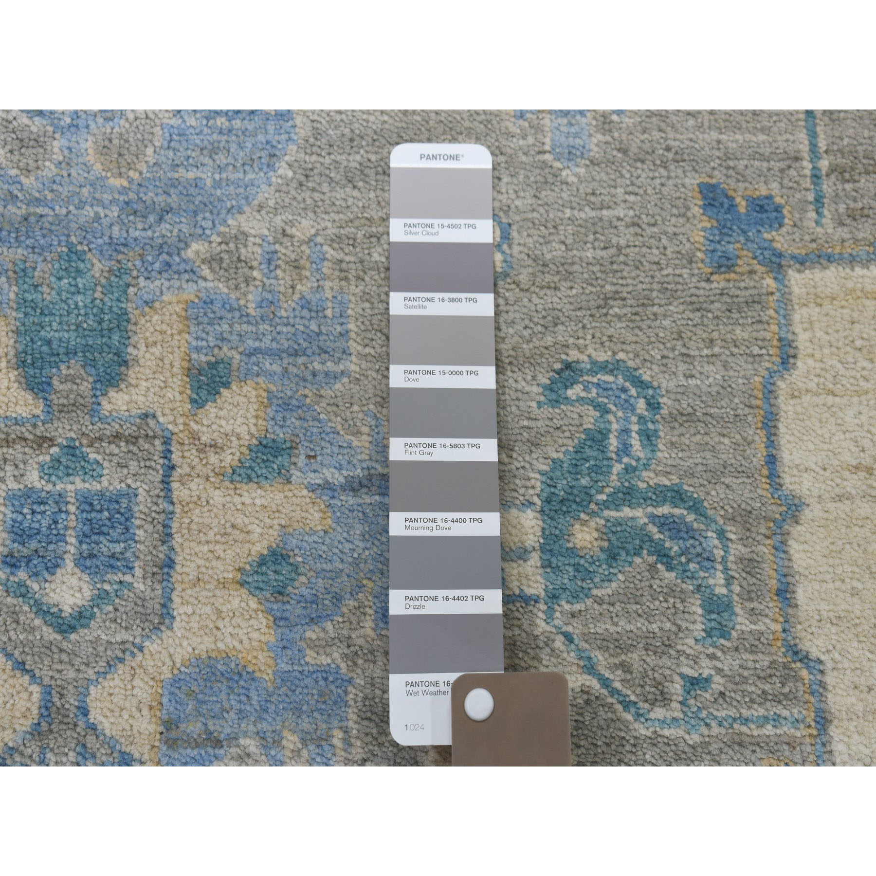 10-x14- All Over Design Fabric Collection Peshawar Hand-Knotted Oriental Rug 