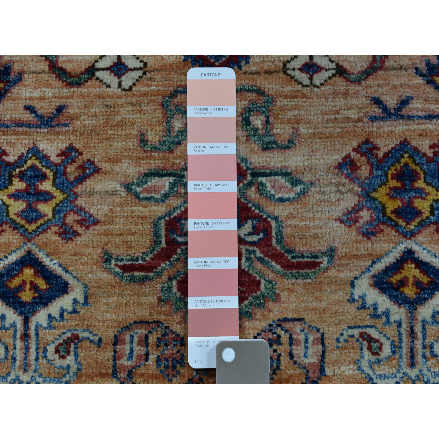 2-10 x4- Super Kazak Pure Wool Geometric Design Hand-Knotted Oriental Rug 