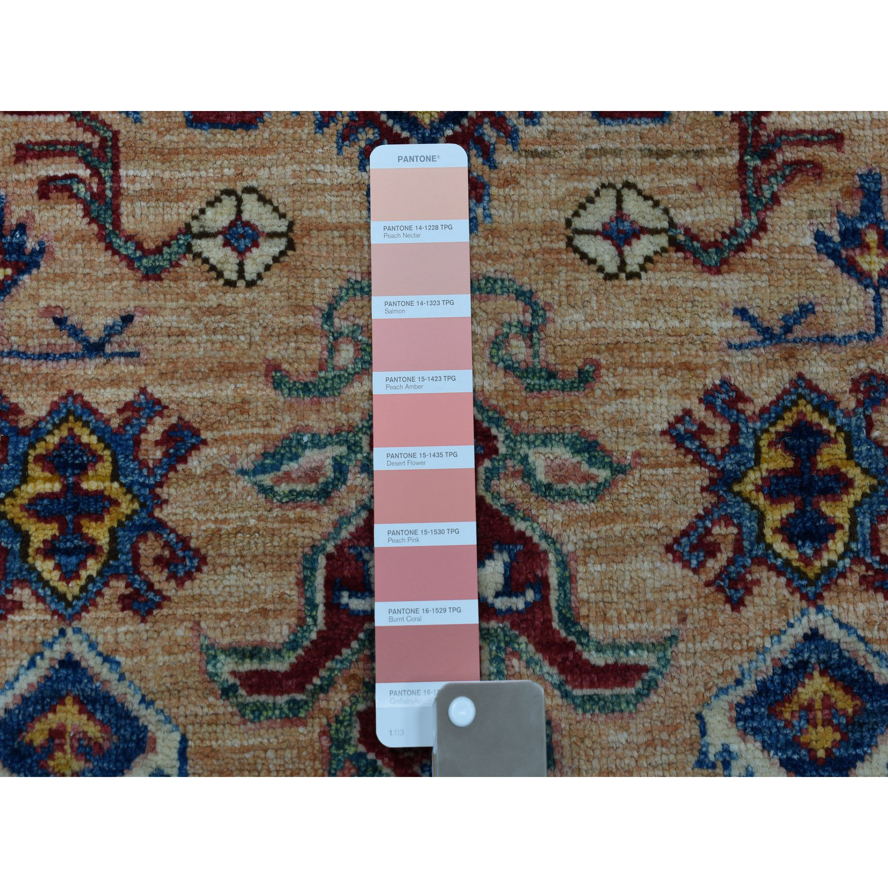 2-9 x4-3  Super Kazak Pure Wool Geometric Design Hand-Knotted Oriental Rug 
