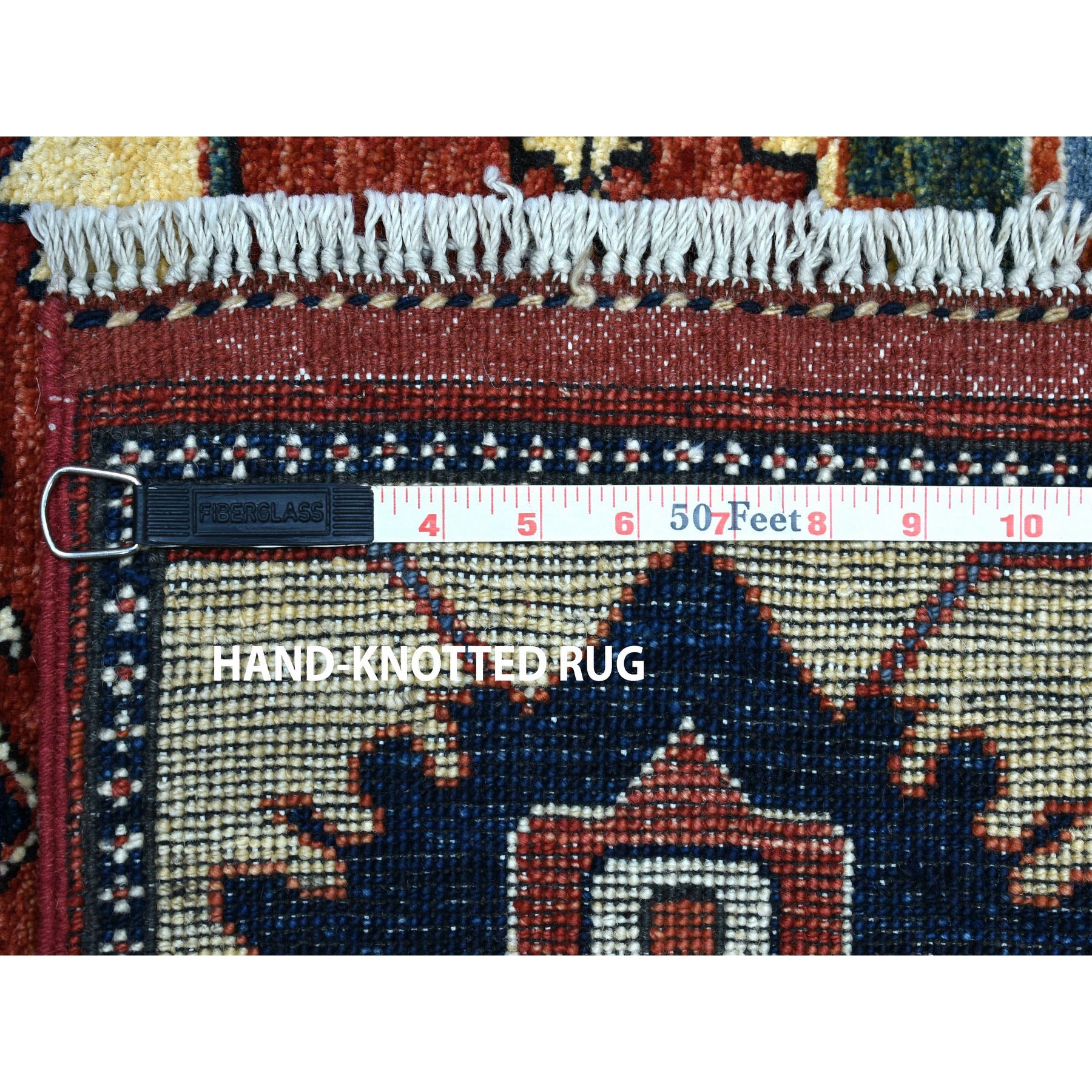 3-5 x4-9  Afghan Ersari Pure Wool Hand-Knotted Oriental Rug 