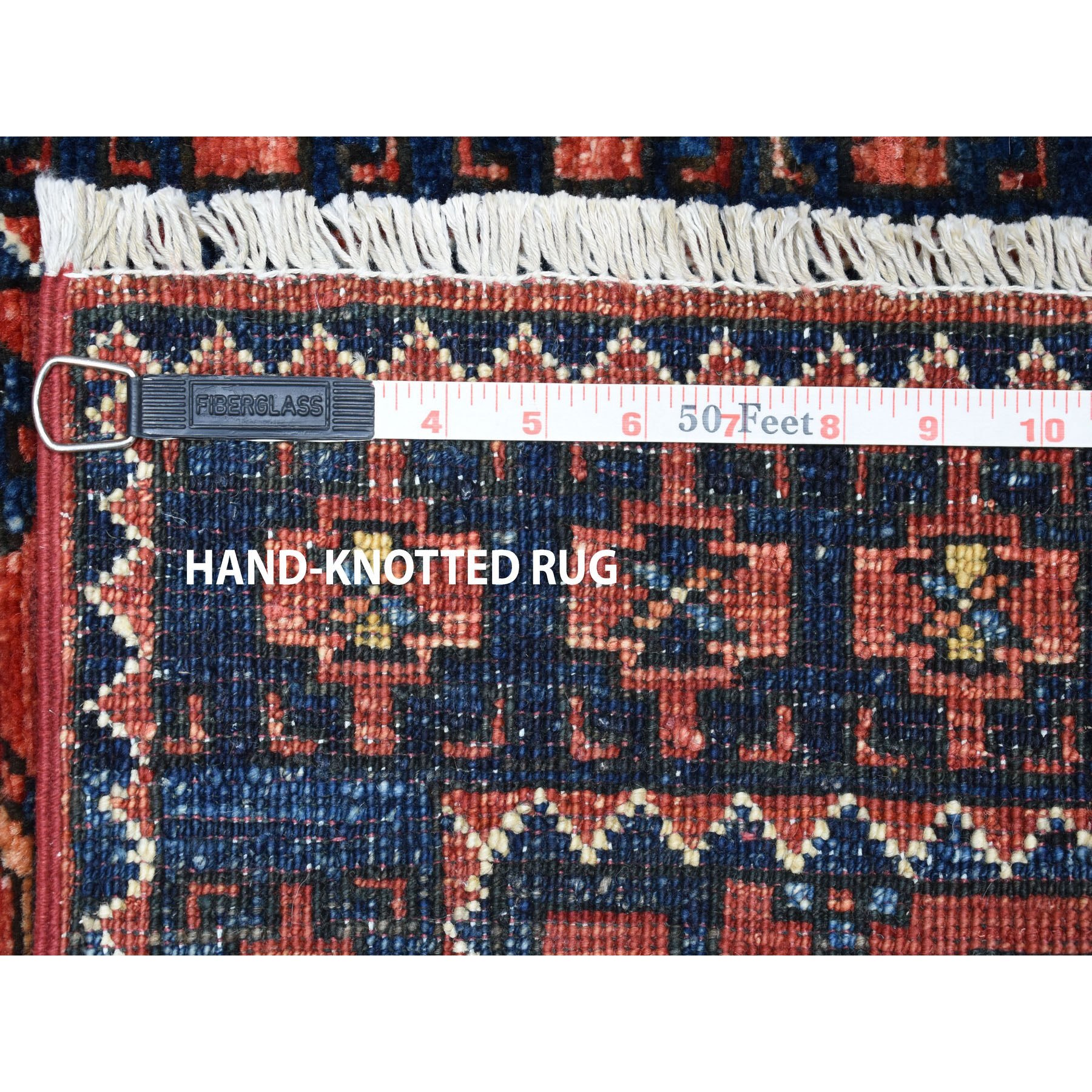 2-x3- Afghan Ersari Elephant Feet Design Pure Wool Hand-Knotted Oriental Rug 