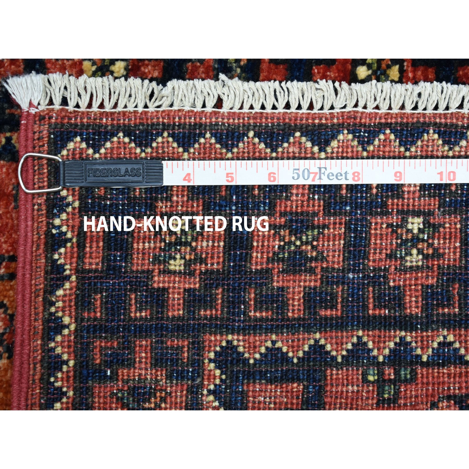 2-x3- Afghan Ersari Elephant Feet Design Pure Wool Hand Knotted Oriental Rug 