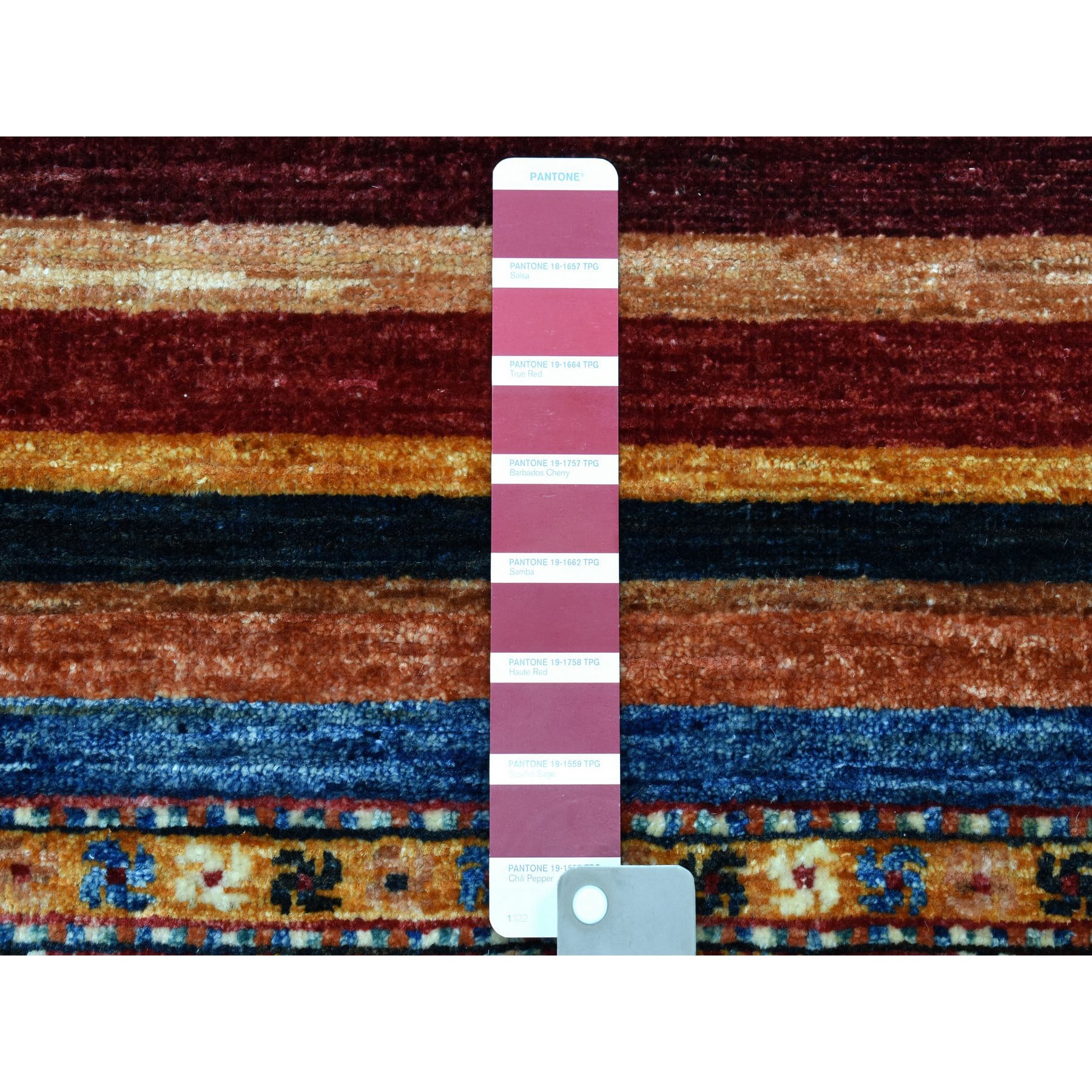 2'6"x9'8" Super Kazak Colorful Khorjin Design Pure Wool Hand Knotted Runner Oriental Rug