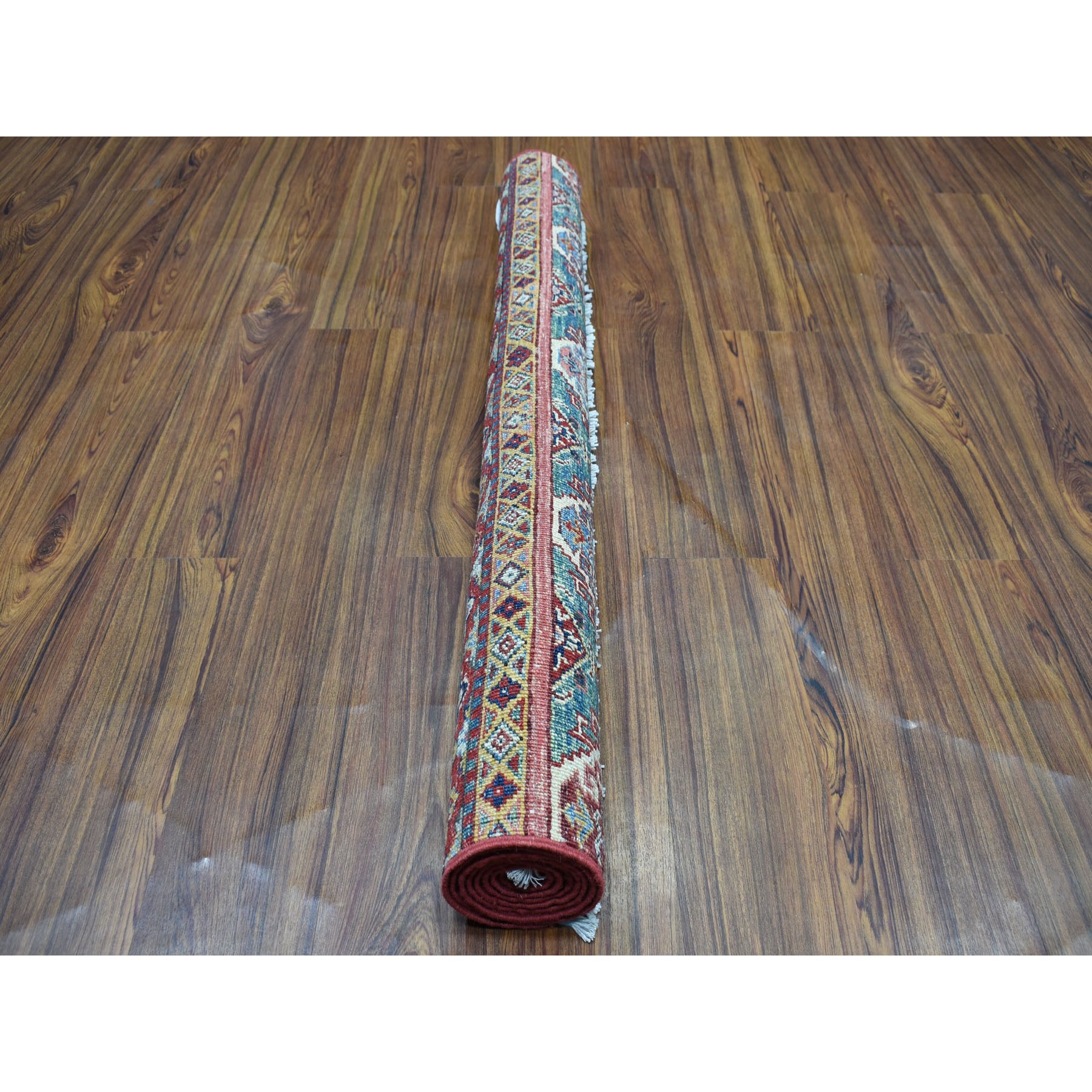 3-10 x6- Khorjin Design Colorful Super Kazak Pure Wool Hand Knotted Oriental Rug 