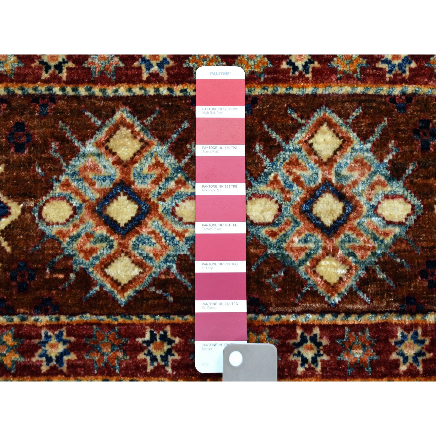 2-4 x9-7  Khorjin Design Colorful Runner Super Kazak Pure Wool Hand Knotted Oriental Rug 