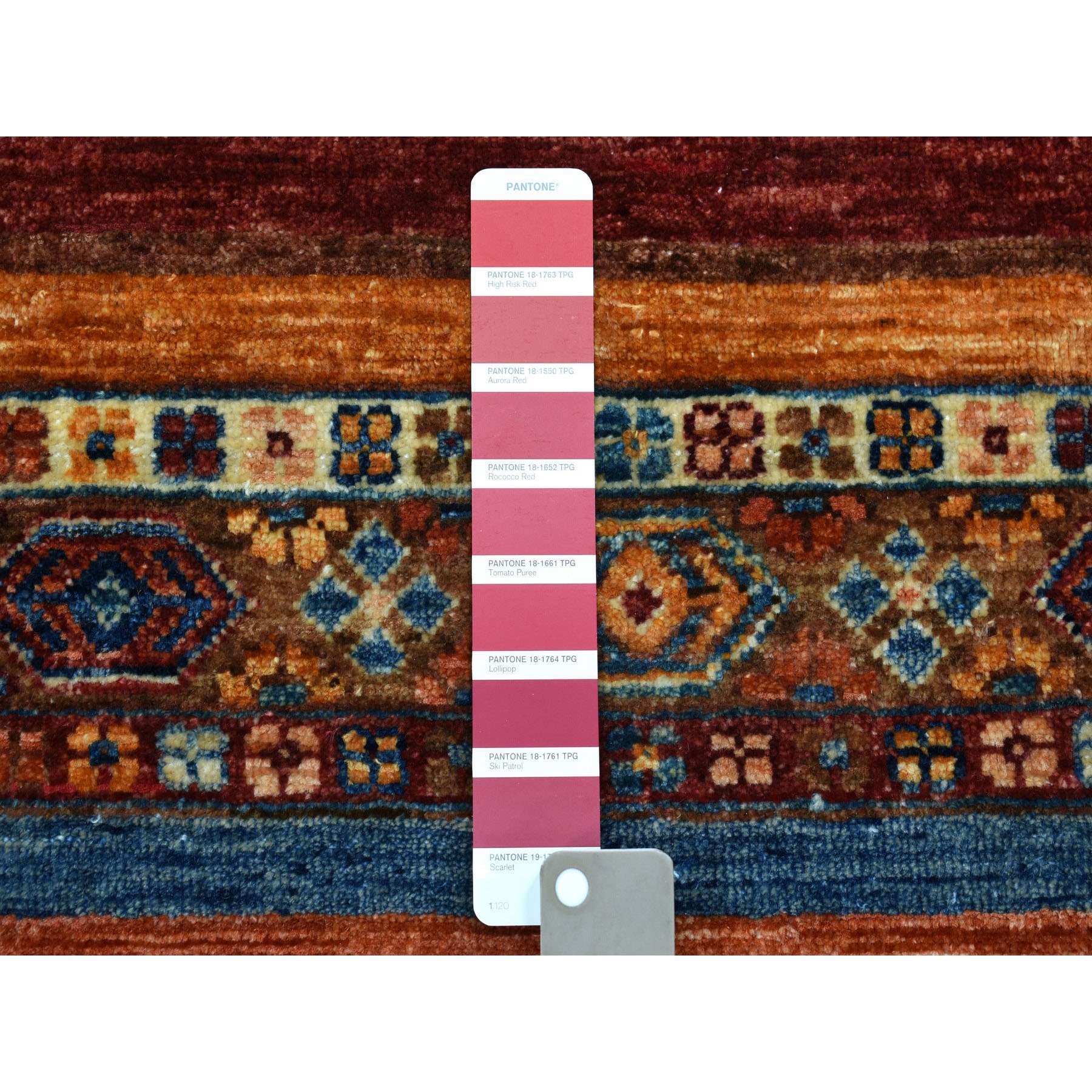 2-4 x9-8  Khorjin Design Colorful Super Kazak Pure Wool Narrow Runner  Hand Knotted Oriental Rug 