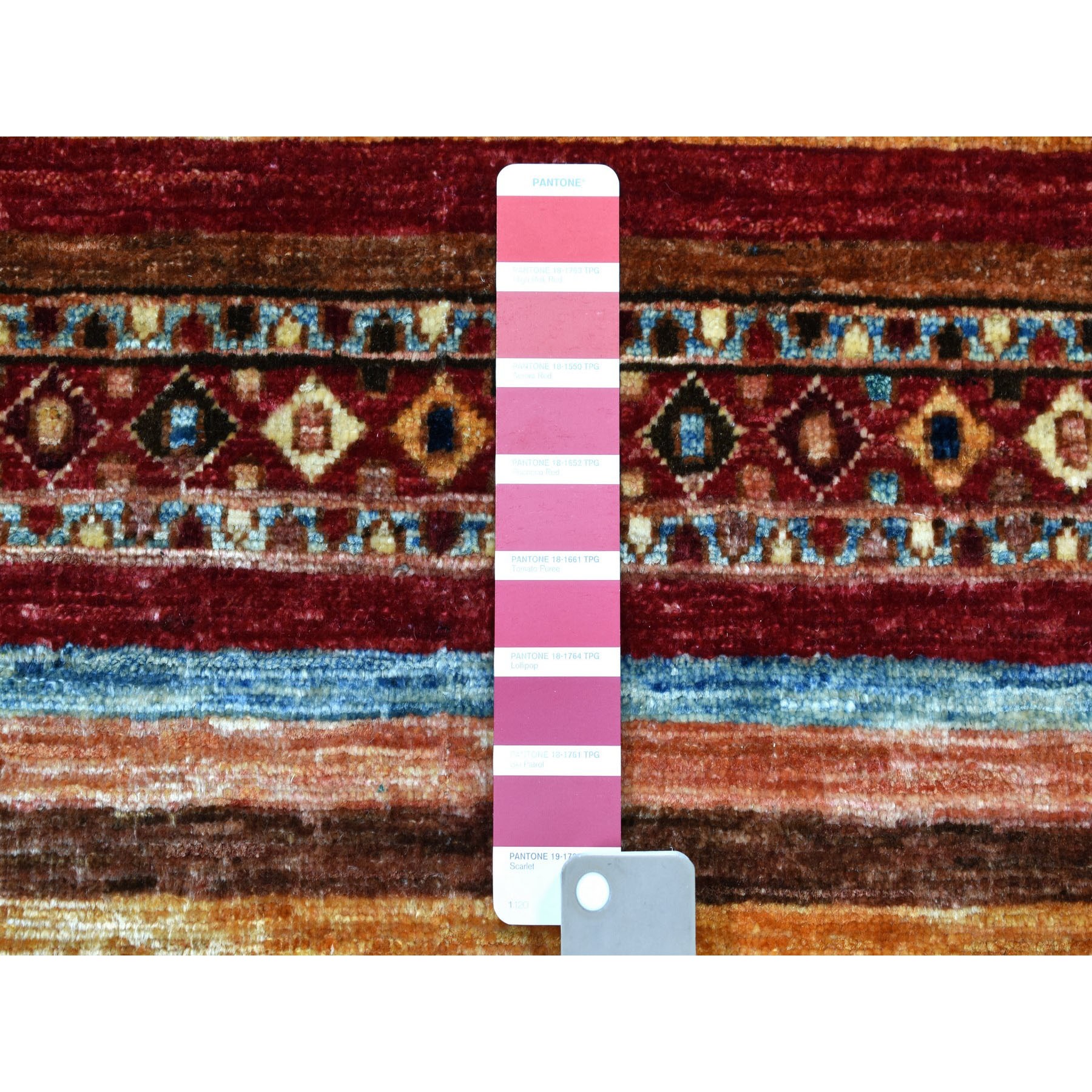 5-6 x8-7  Khorjin Design Colorful Super Kazak Pure Wool Hand Knotted Oriental Rug 