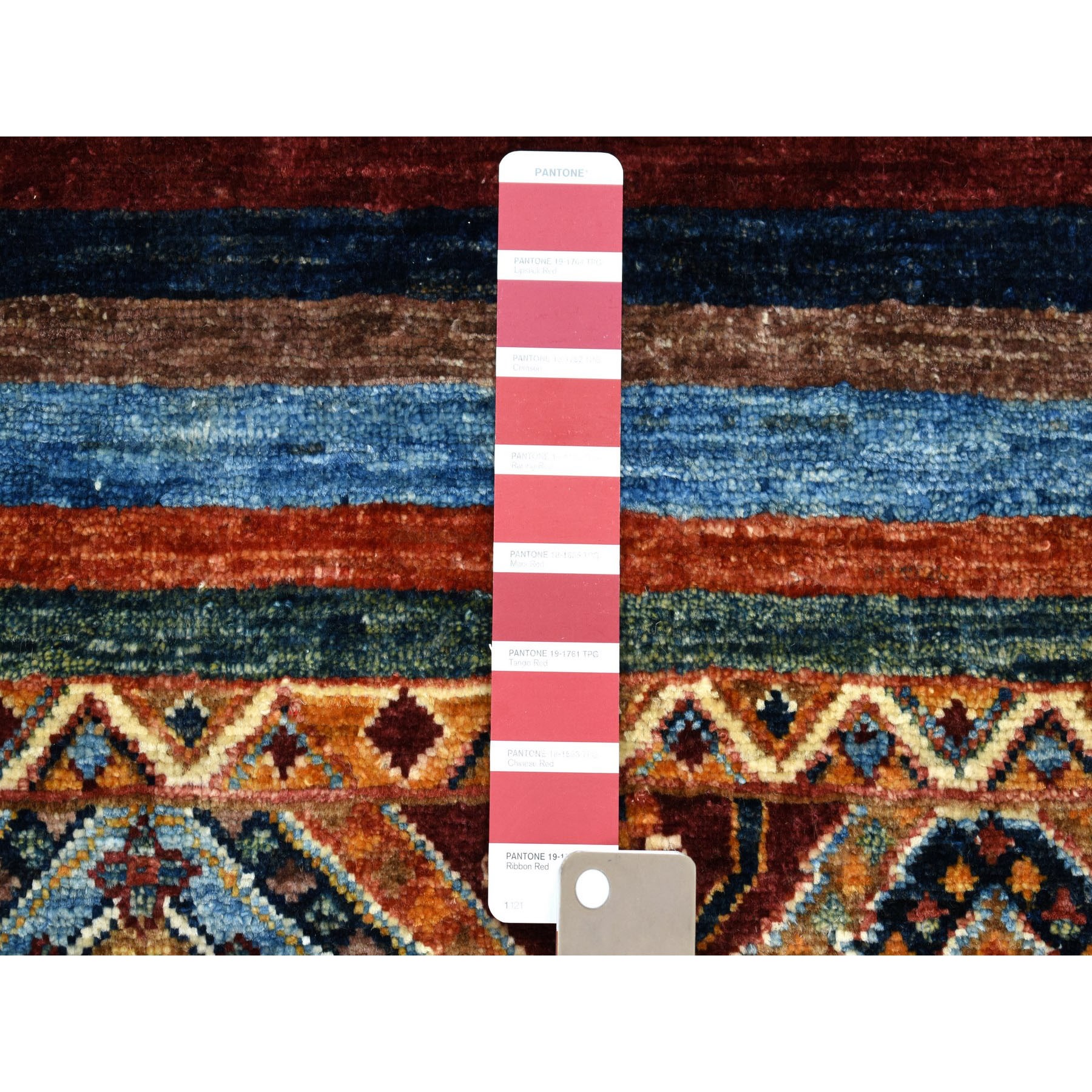 9-1 x12-2  Khorjin Design Colorful Super Kazak Pure Wool Hand Knotted Oriental Rug 